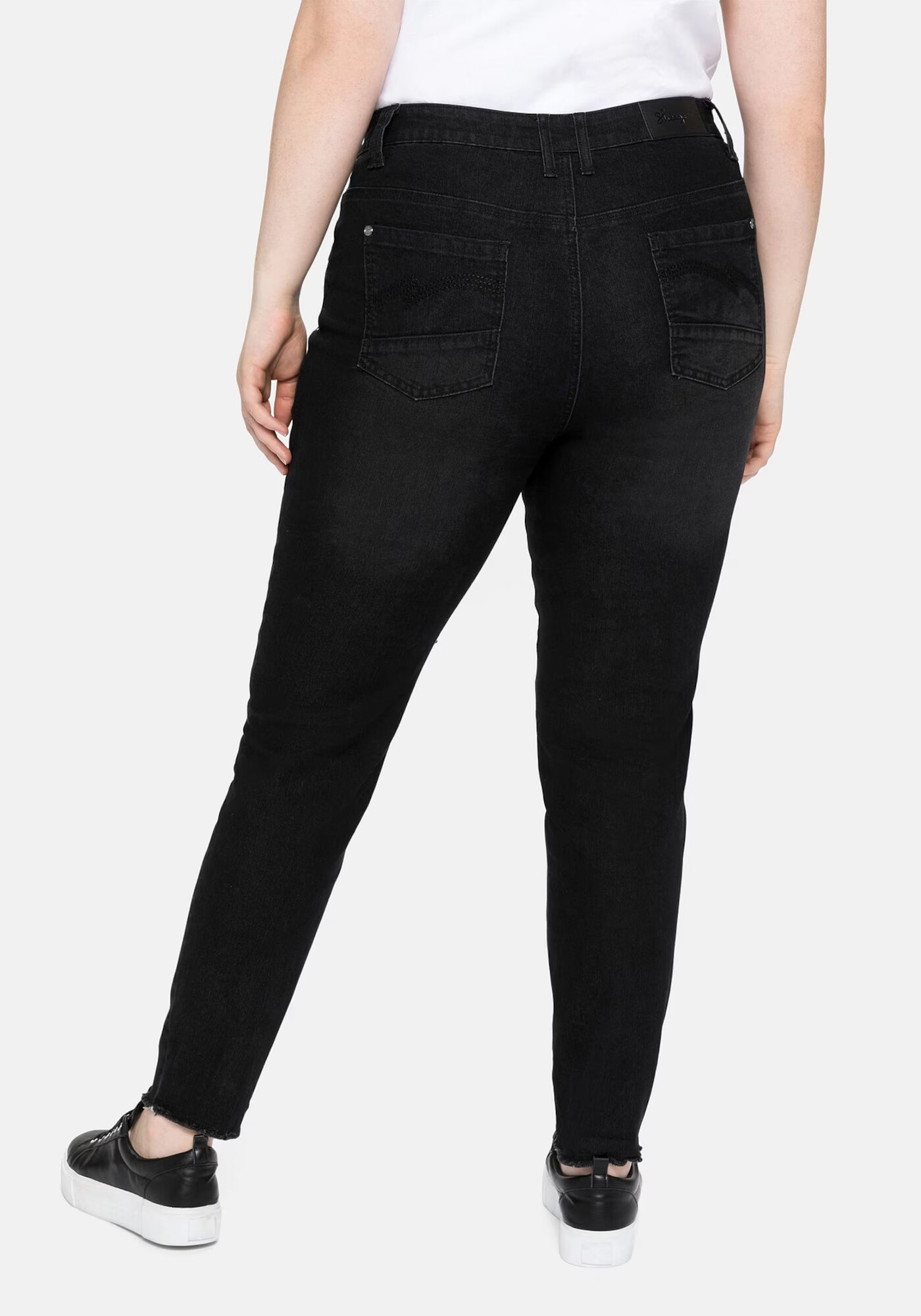 SHEEGO Jeans negru denim - Pled.ro