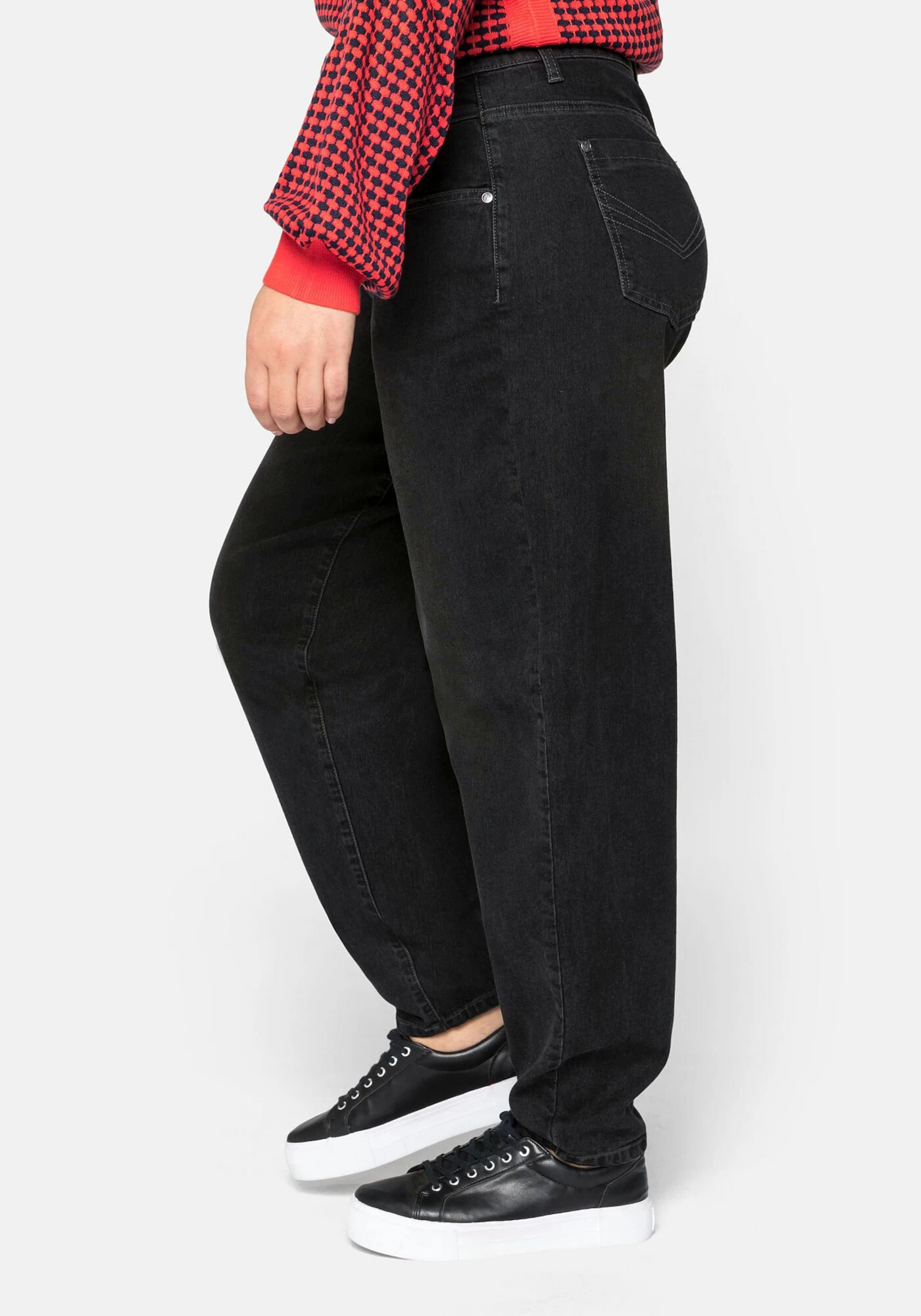 SHEEGO Jeans negru denim - Pled.ro