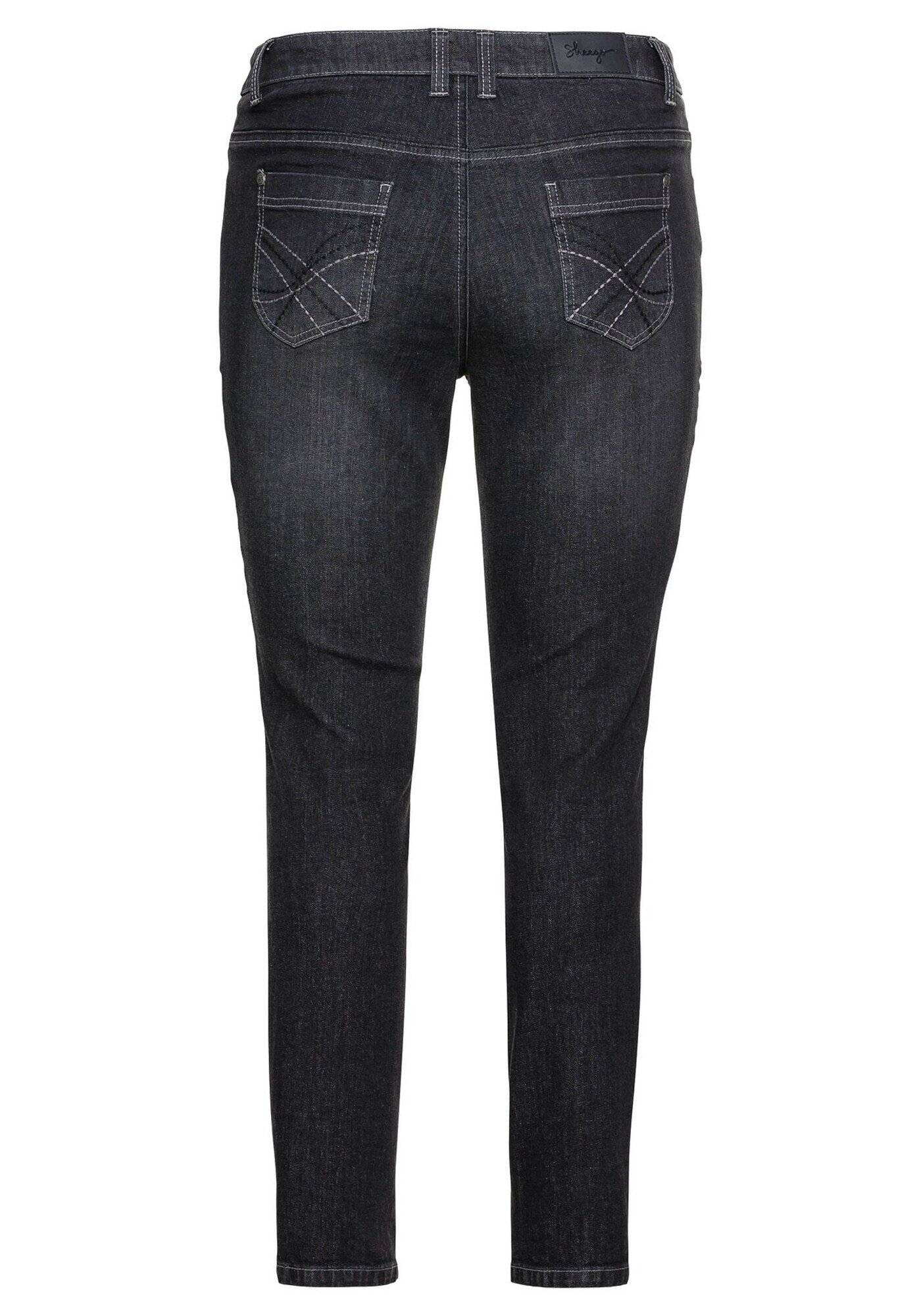 SHEEGO Jeans negru denim - Pled.ro