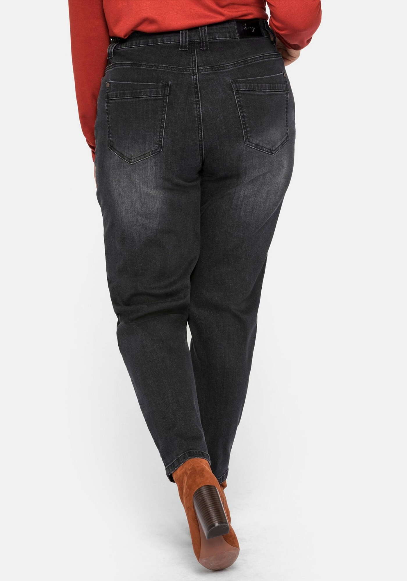 SHEEGO Jeans negru denim - Pled.ro