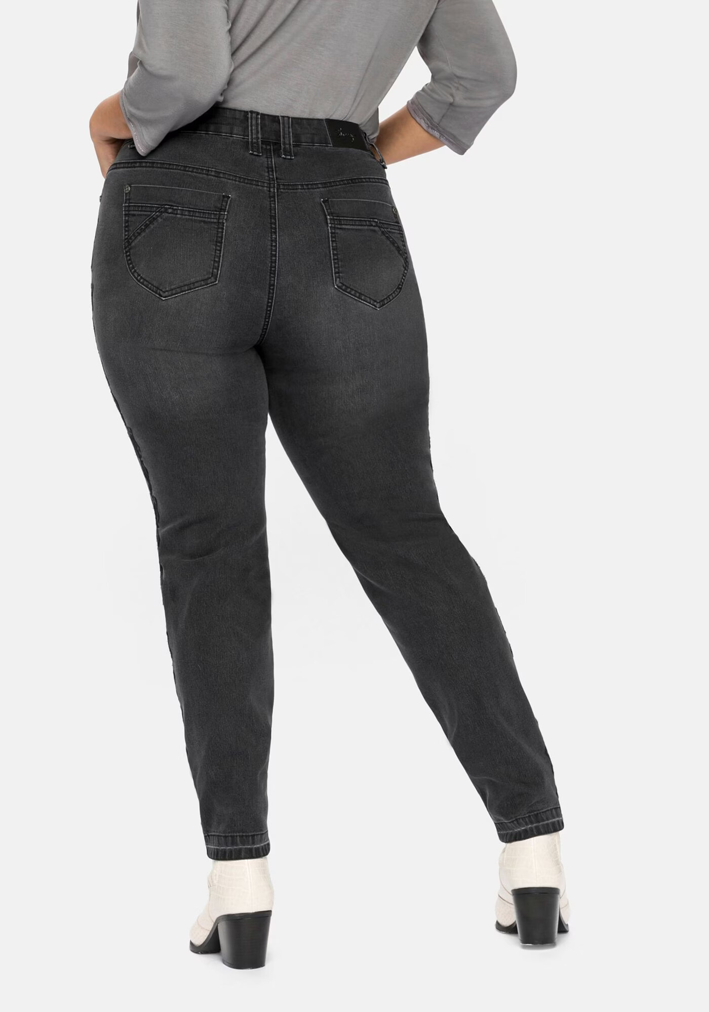 SHEEGO Jeans negru denim - Pled.ro