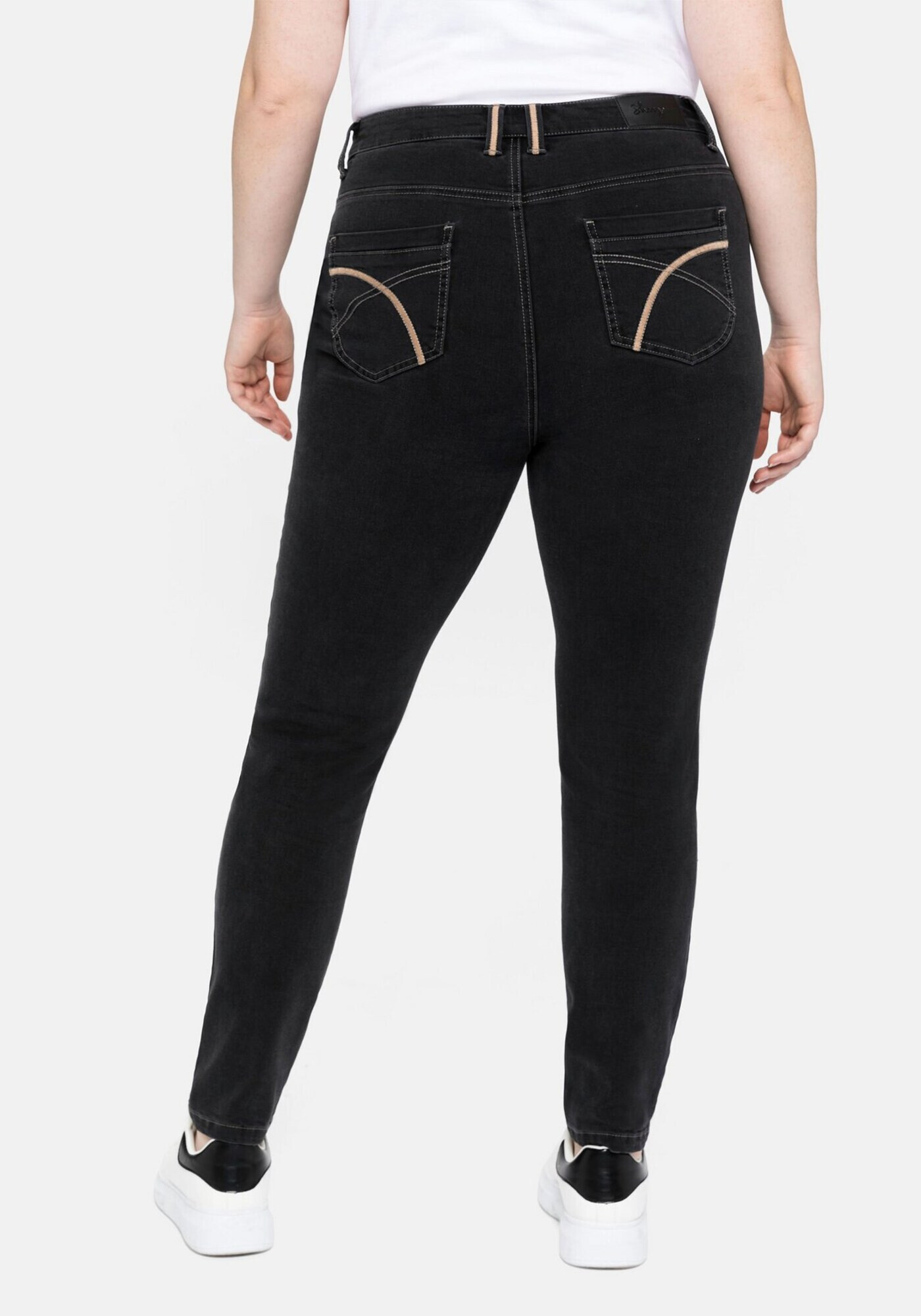 SHEEGO Jeans negru denim - Pled.ro