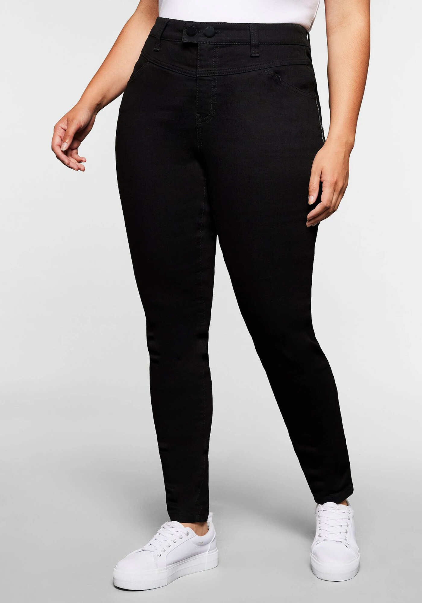 SHEEGO Jeans negru denim - Pled.ro