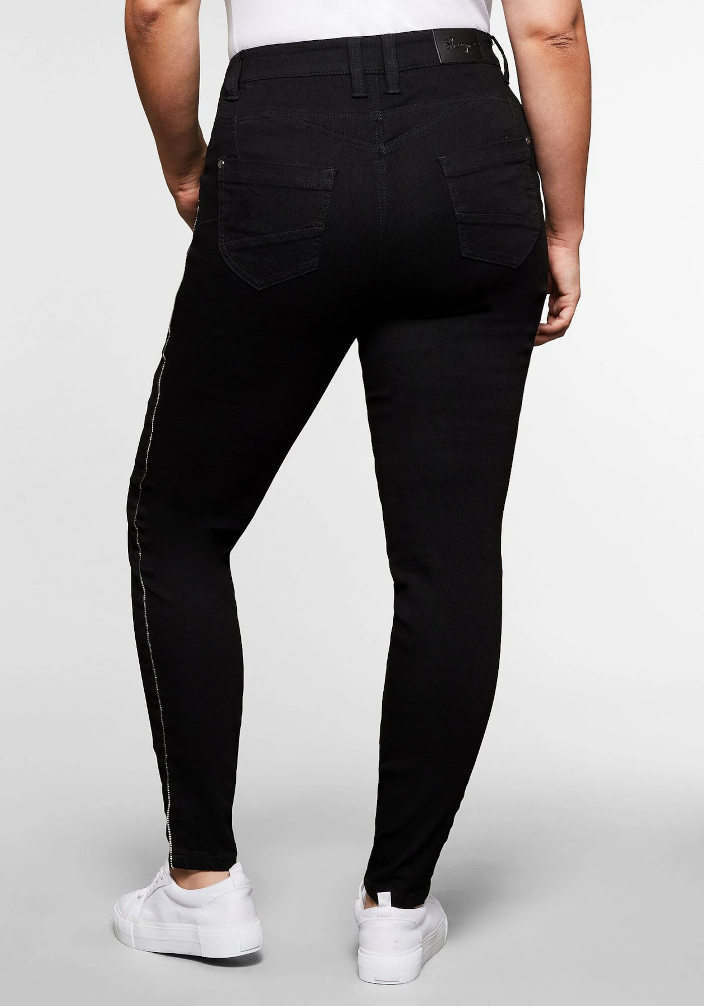 SHEEGO Jeans negru denim - Pled.ro