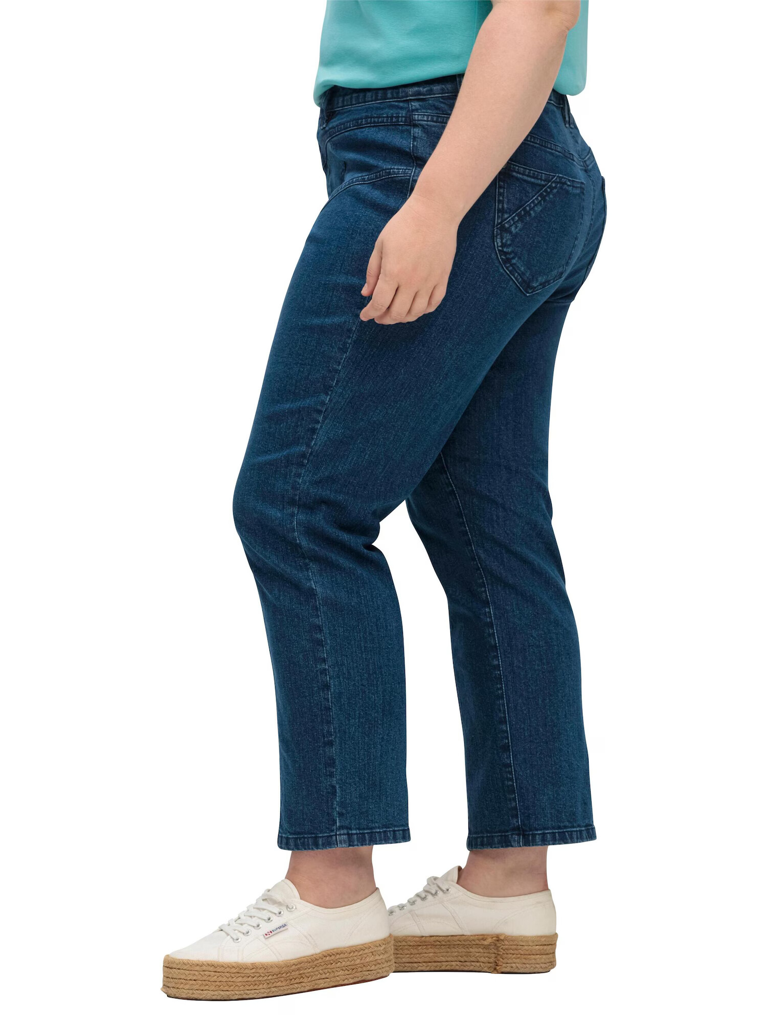 SHEEGO Jeans 'Pia' albastru denim - Pled.ro