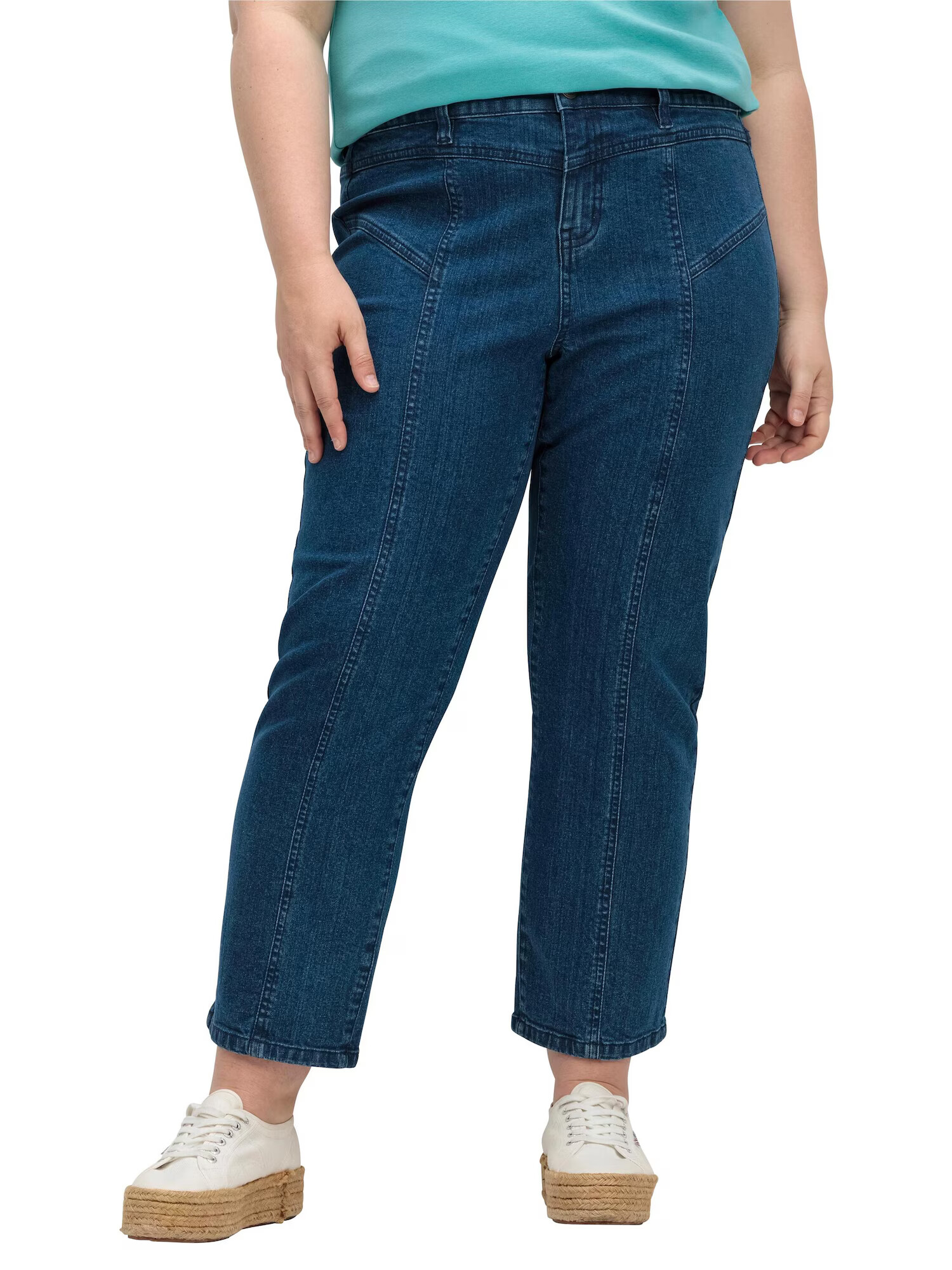 SHEEGO Jeans 'Pia' albastru denim - Pled.ro