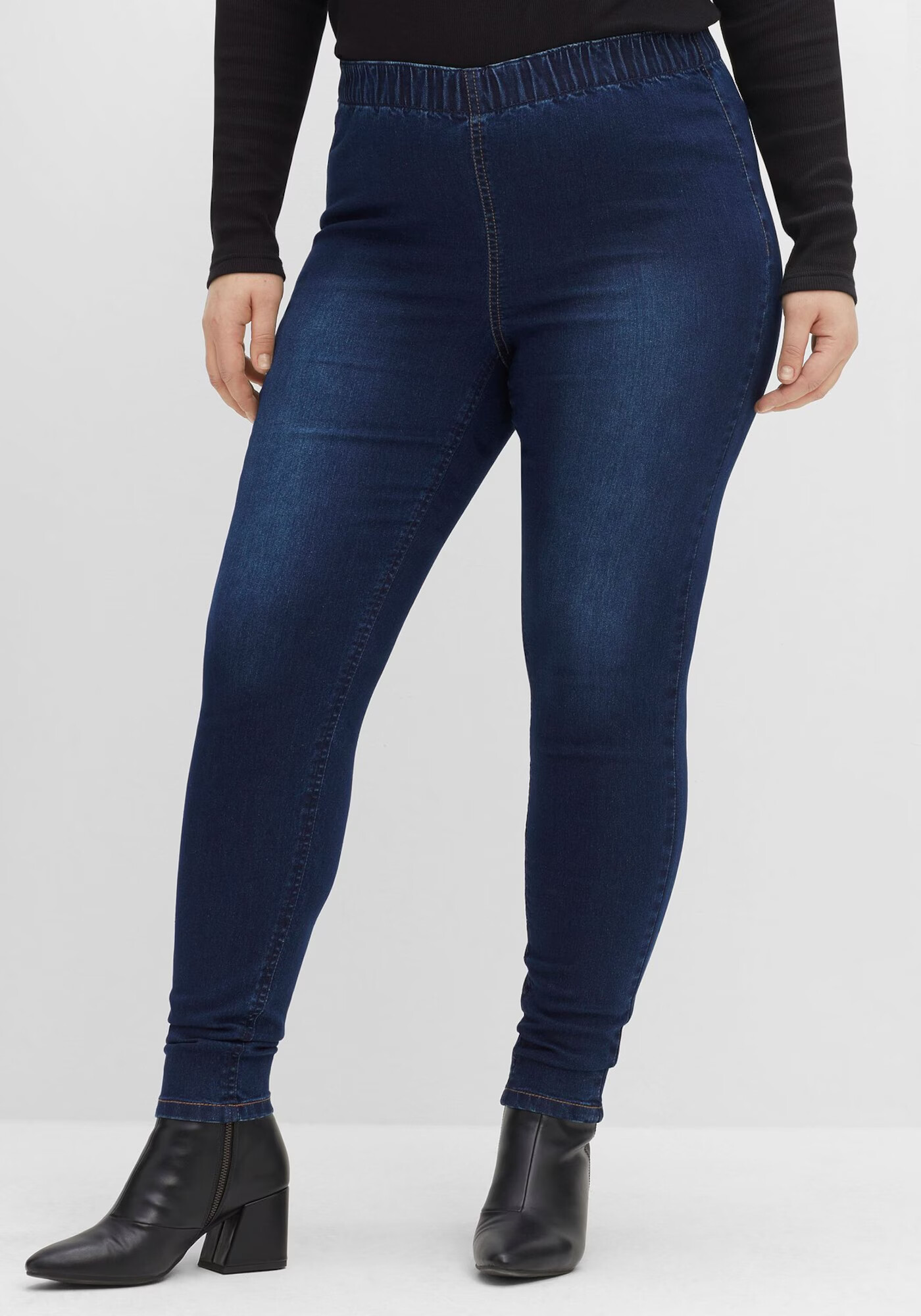 SHEEGO Jeggings albastru denim - Pled.ro