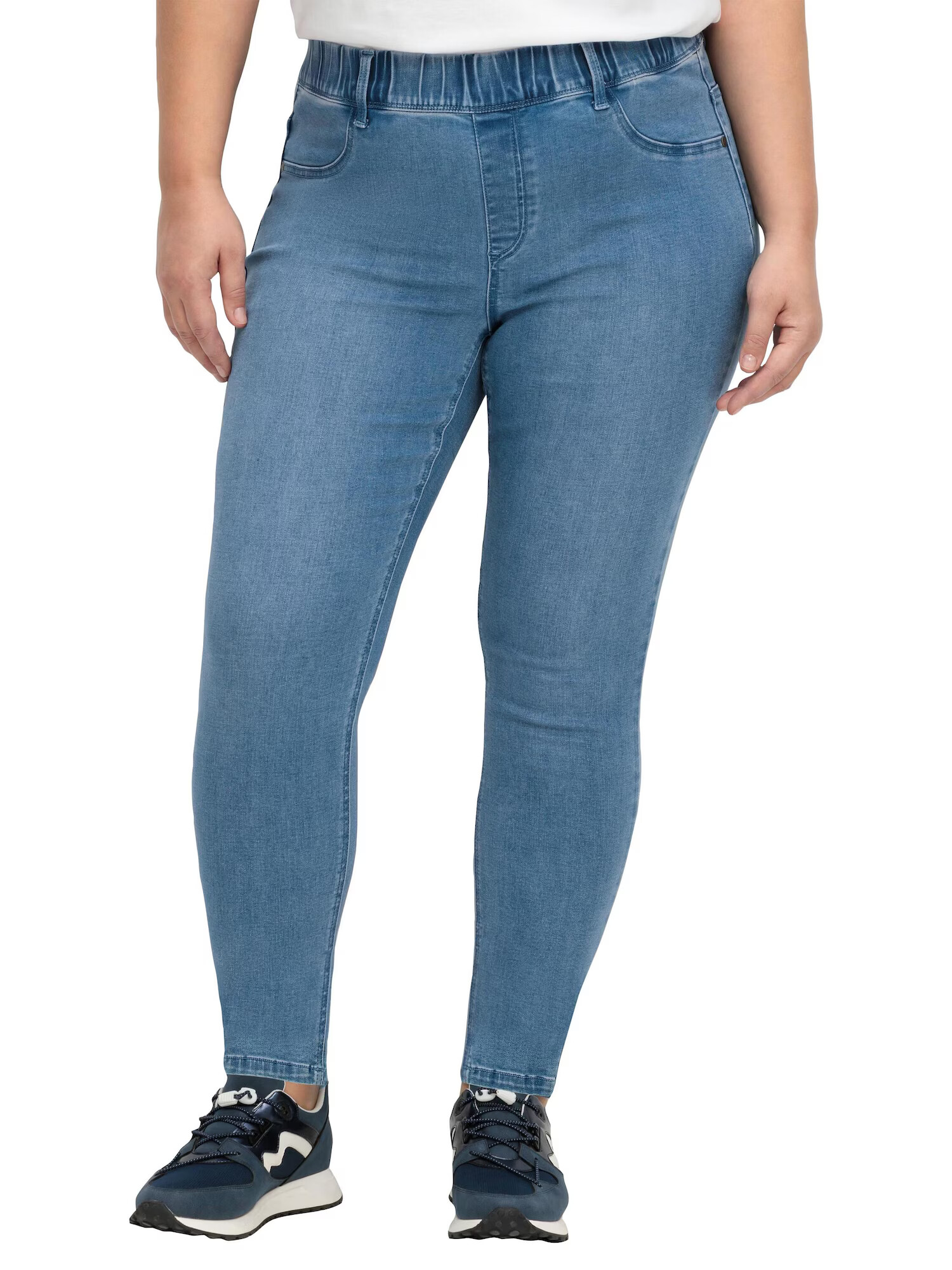 SHEEGO Jeggings albastru denim - Pled.ro