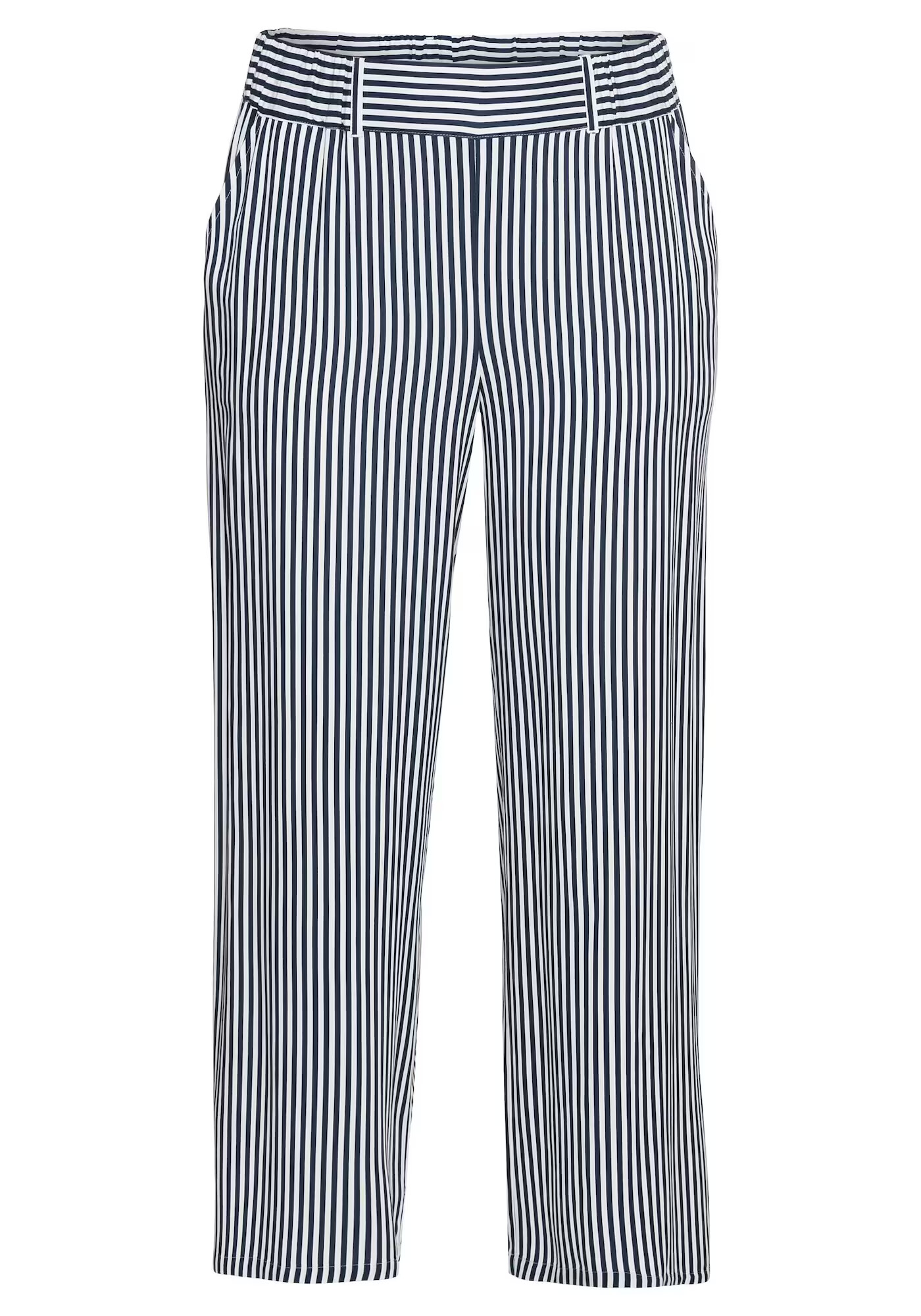 SHEEGO Pantaloni bleumarin / alb - Pled.ro