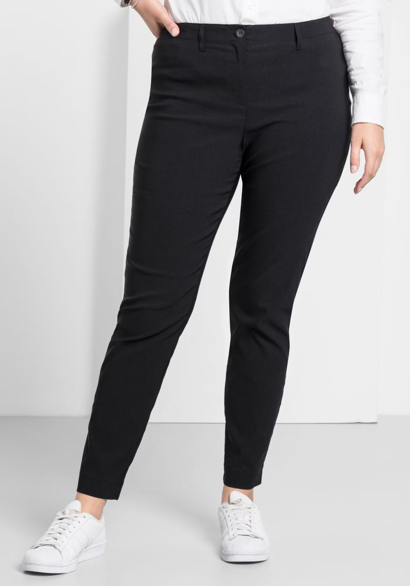 SHEEGO Pantaloni negru - Pled.ro