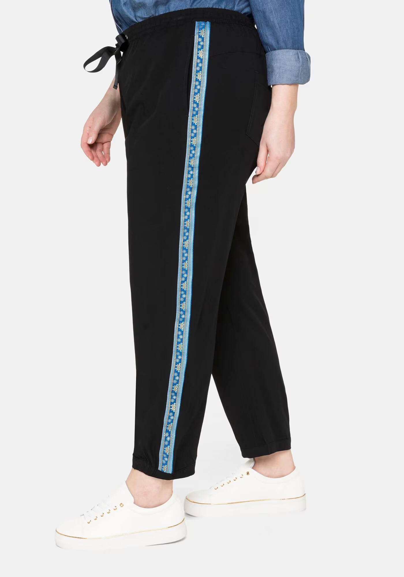 SHEEGO Pantaloni negru - Pled.ro