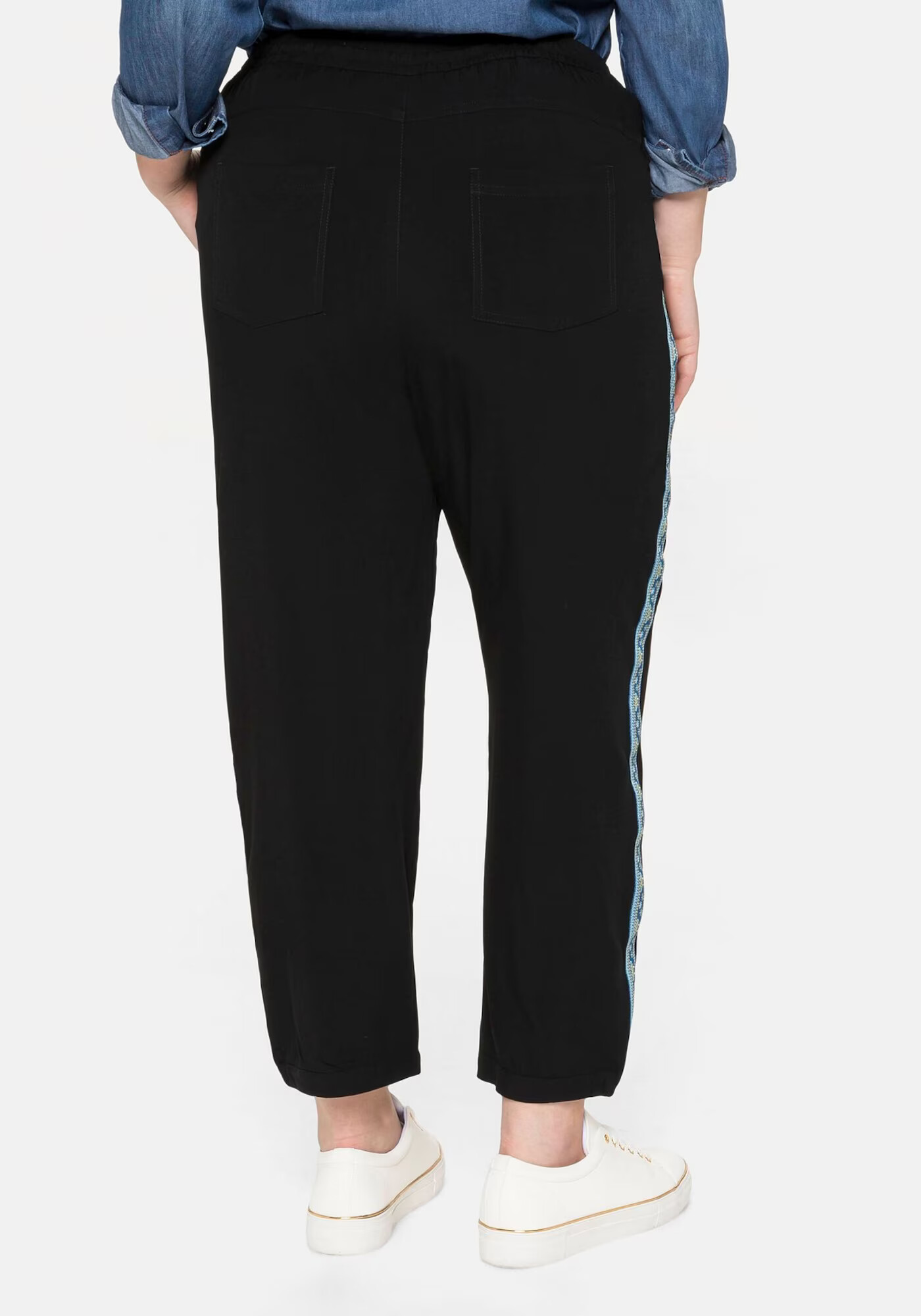 SHEEGO Pantaloni negru - Pled.ro