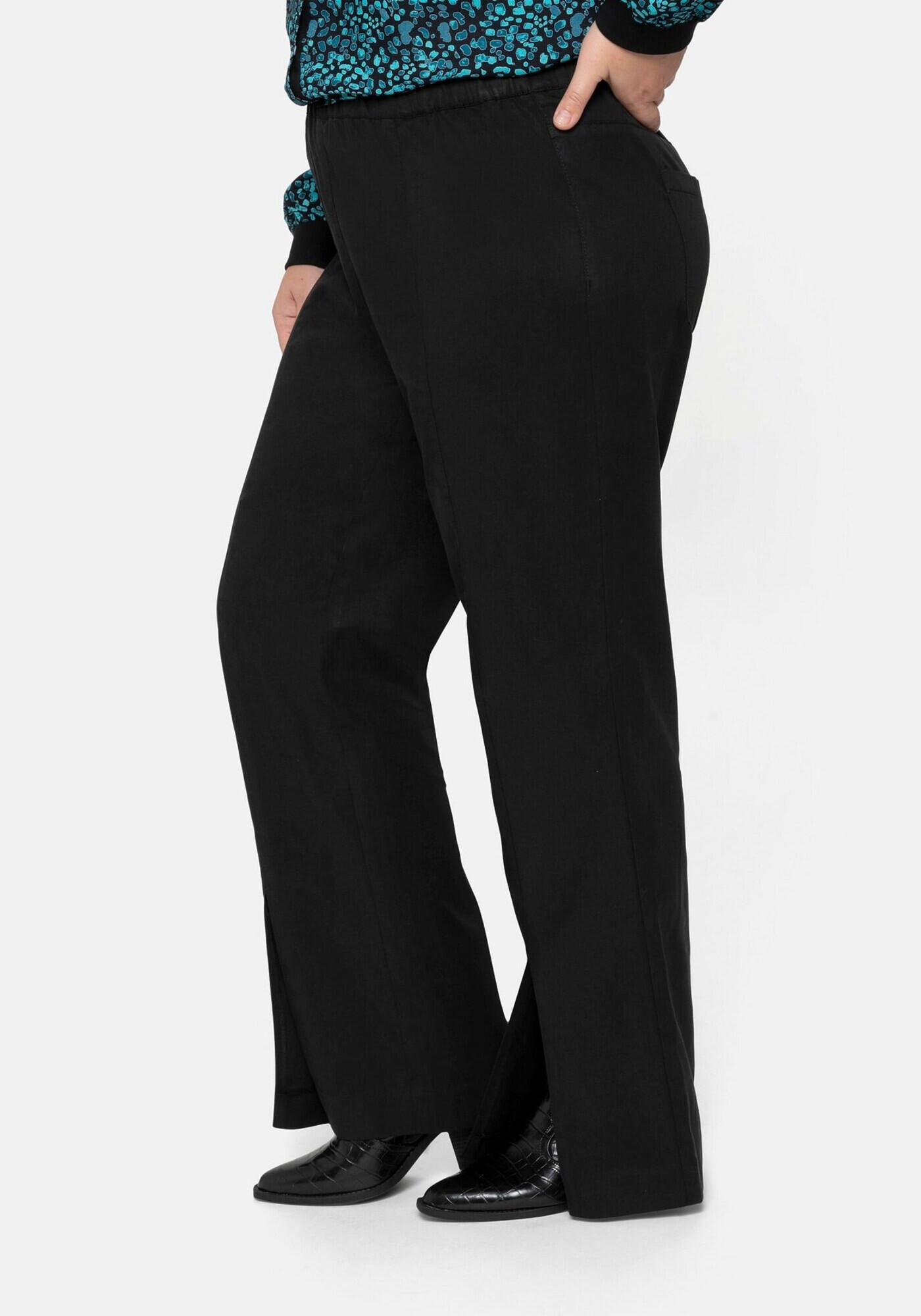 SHEEGO Pantaloni negru - Pled.ro