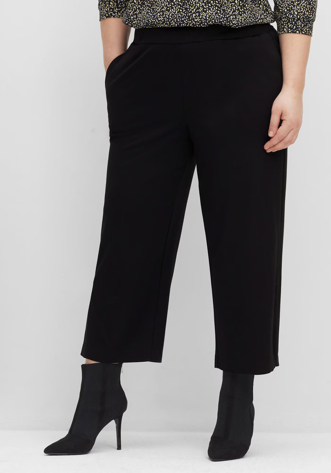 SHEEGO Pantaloni negru - Pled.ro