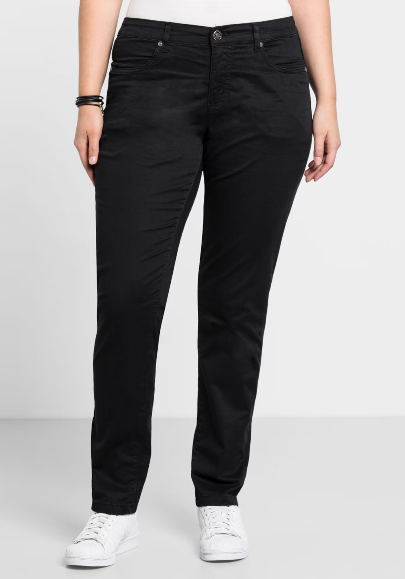 SHEEGO Pantaloni negru - Pled.ro