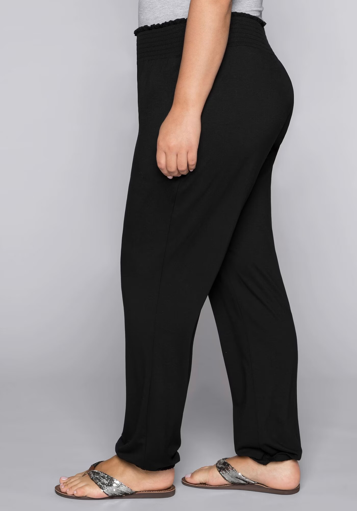 SHEEGO Pantaloni negru - Pled.ro