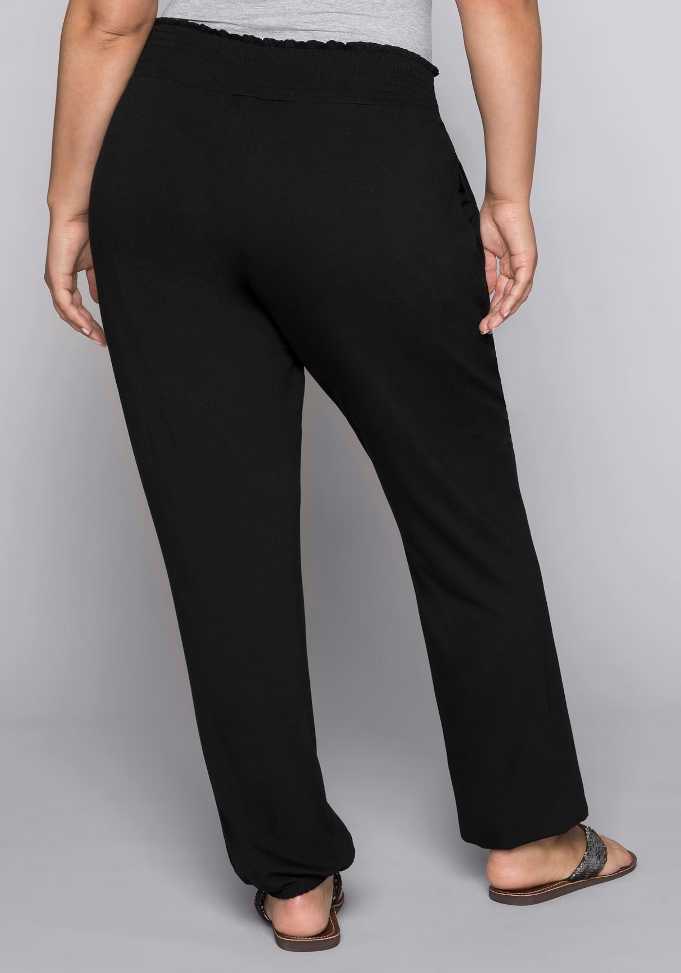 SHEEGO Pantaloni negru - Pled.ro