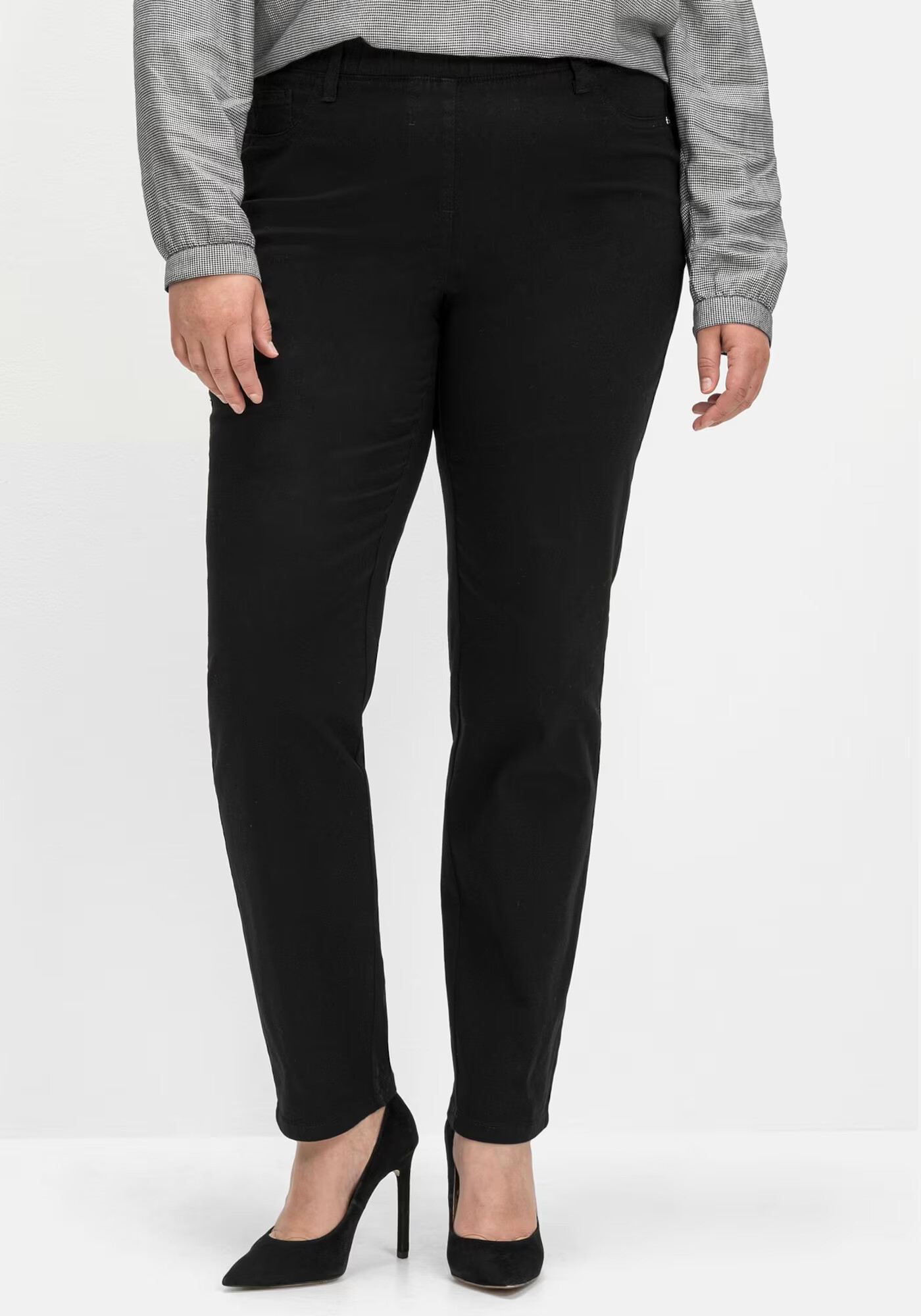 SHEEGO Pantaloni negru - Pled.ro