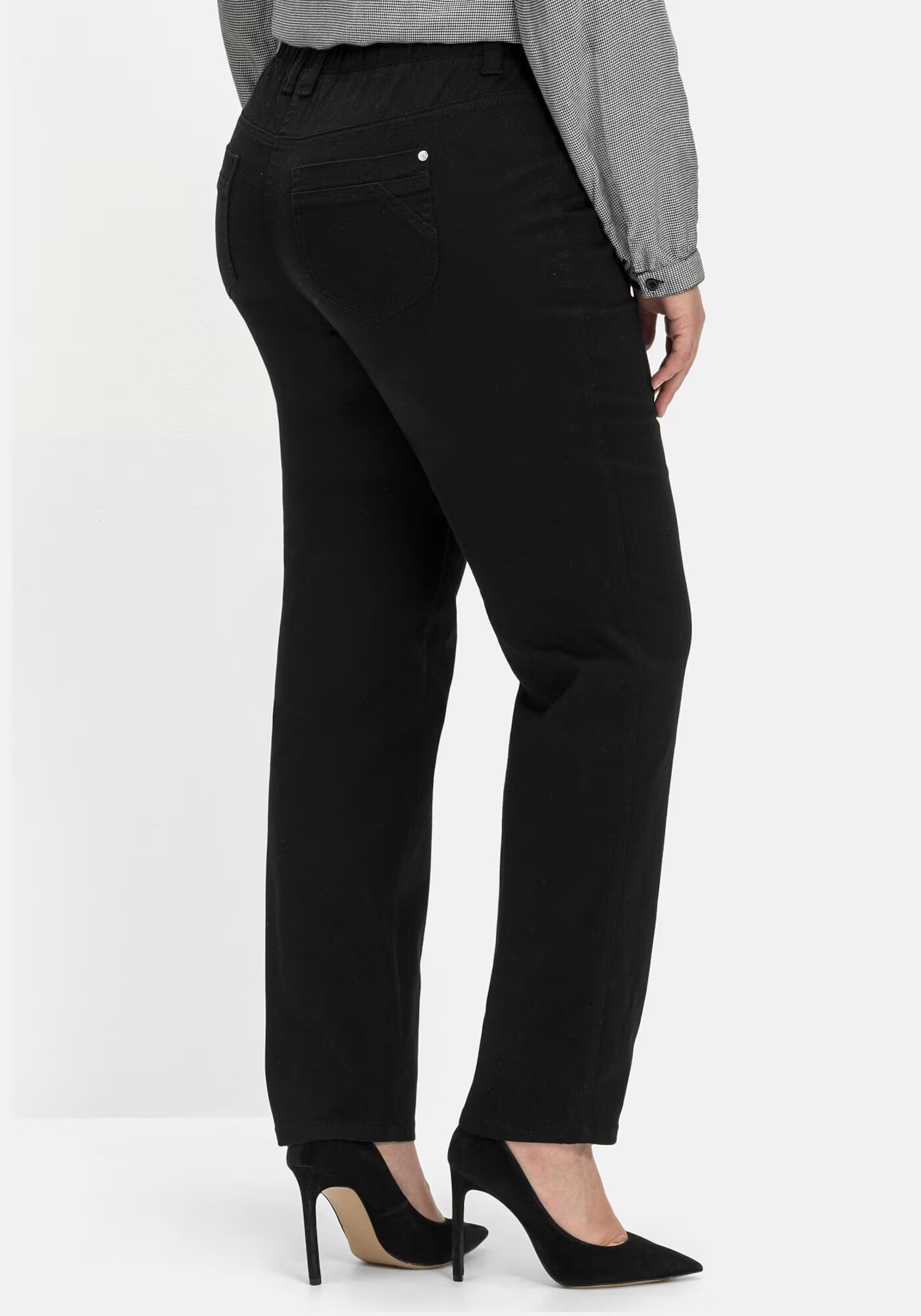 SHEEGO Pantaloni negru - Pled.ro