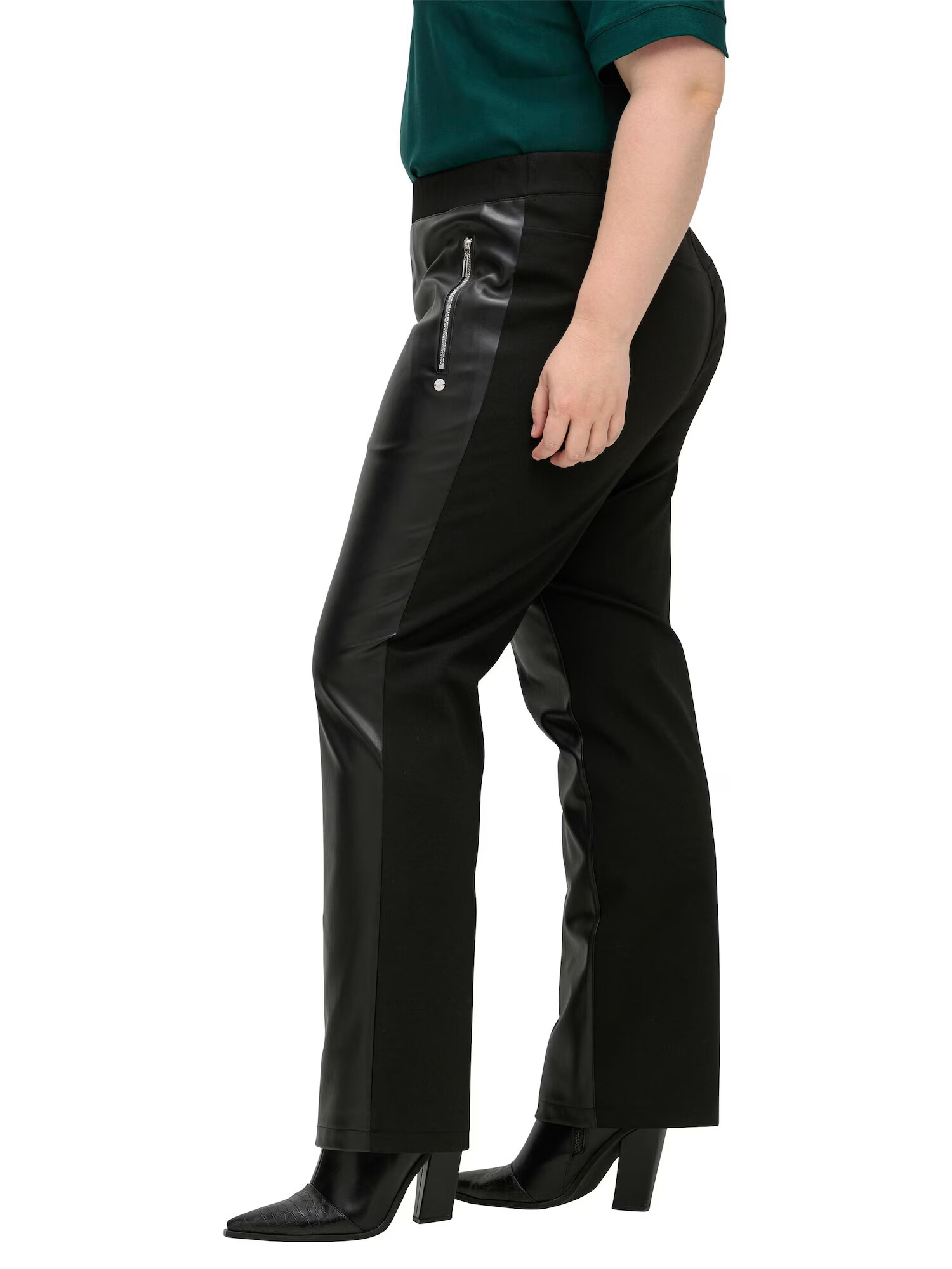 SHEEGO Pantaloni negru - Pled.ro