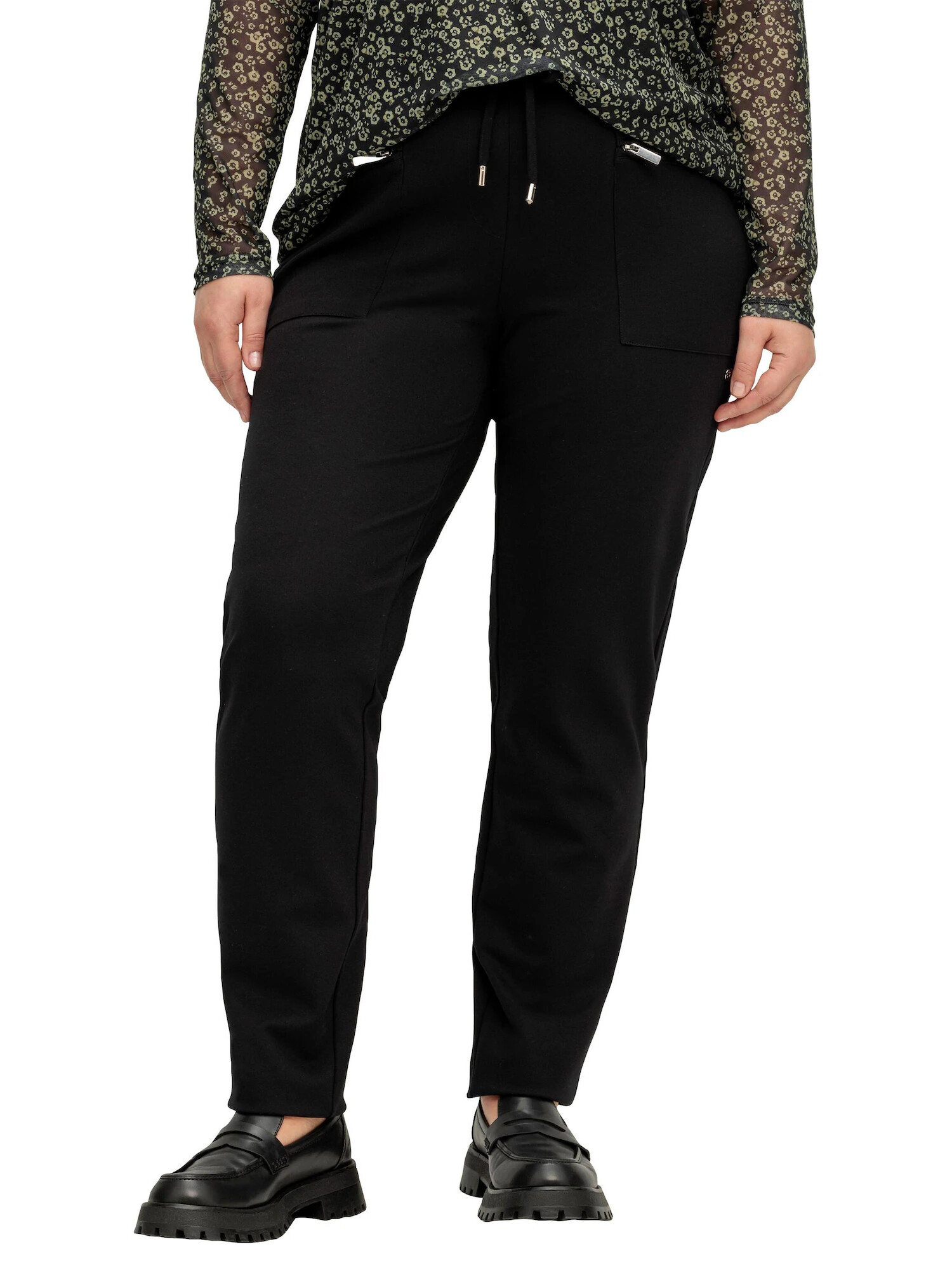 SHEEGO Pantaloni negru - Pled.ro