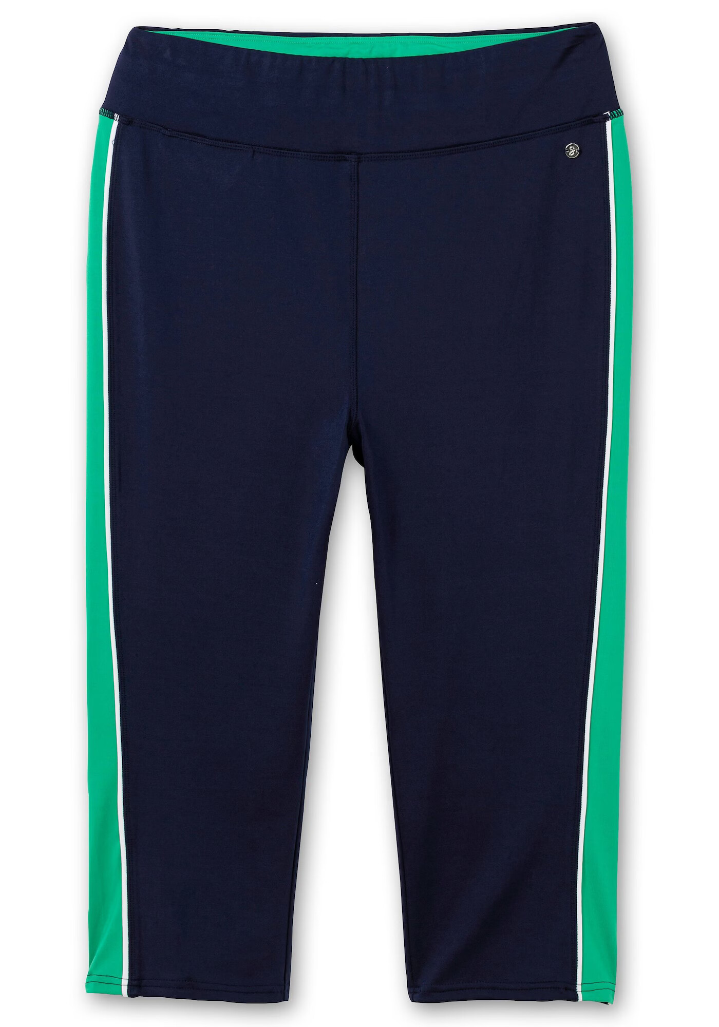 SHEEGO Pantaloni sport albastru marin / verde / argintiu / alb - Pled.ro