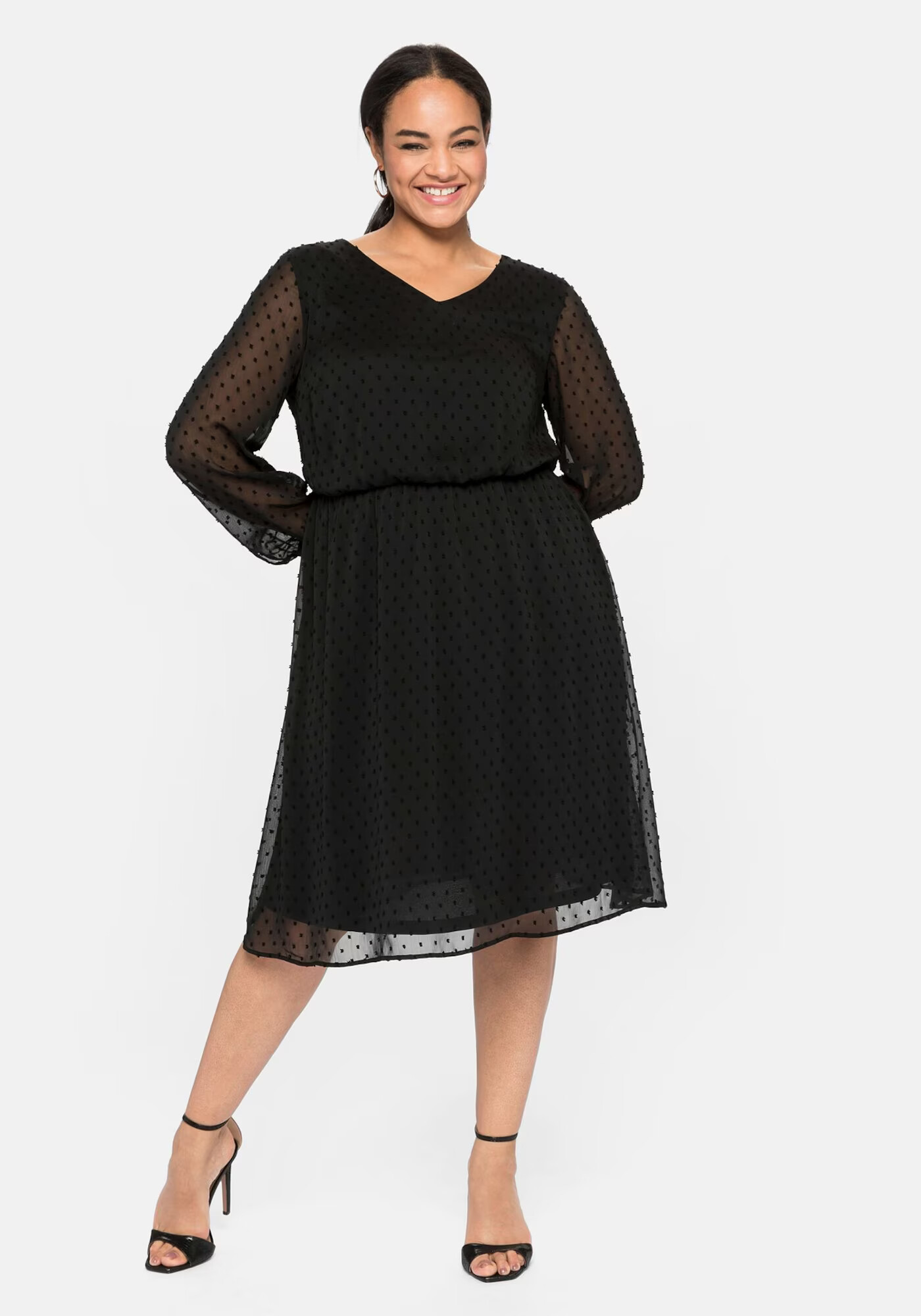 SHEEGO Rochie de cocktail negru - Pled.ro