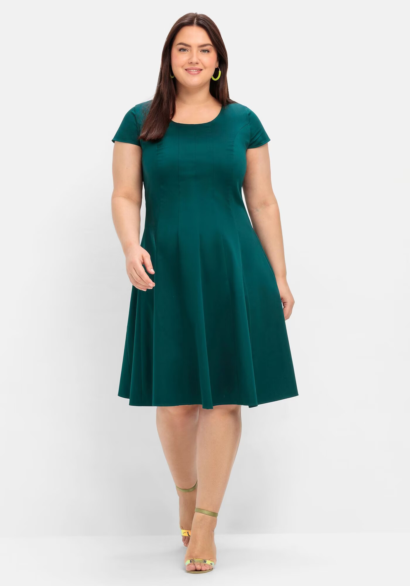 SHEEGO Rochie de cocktail verde închis - Pled.ro