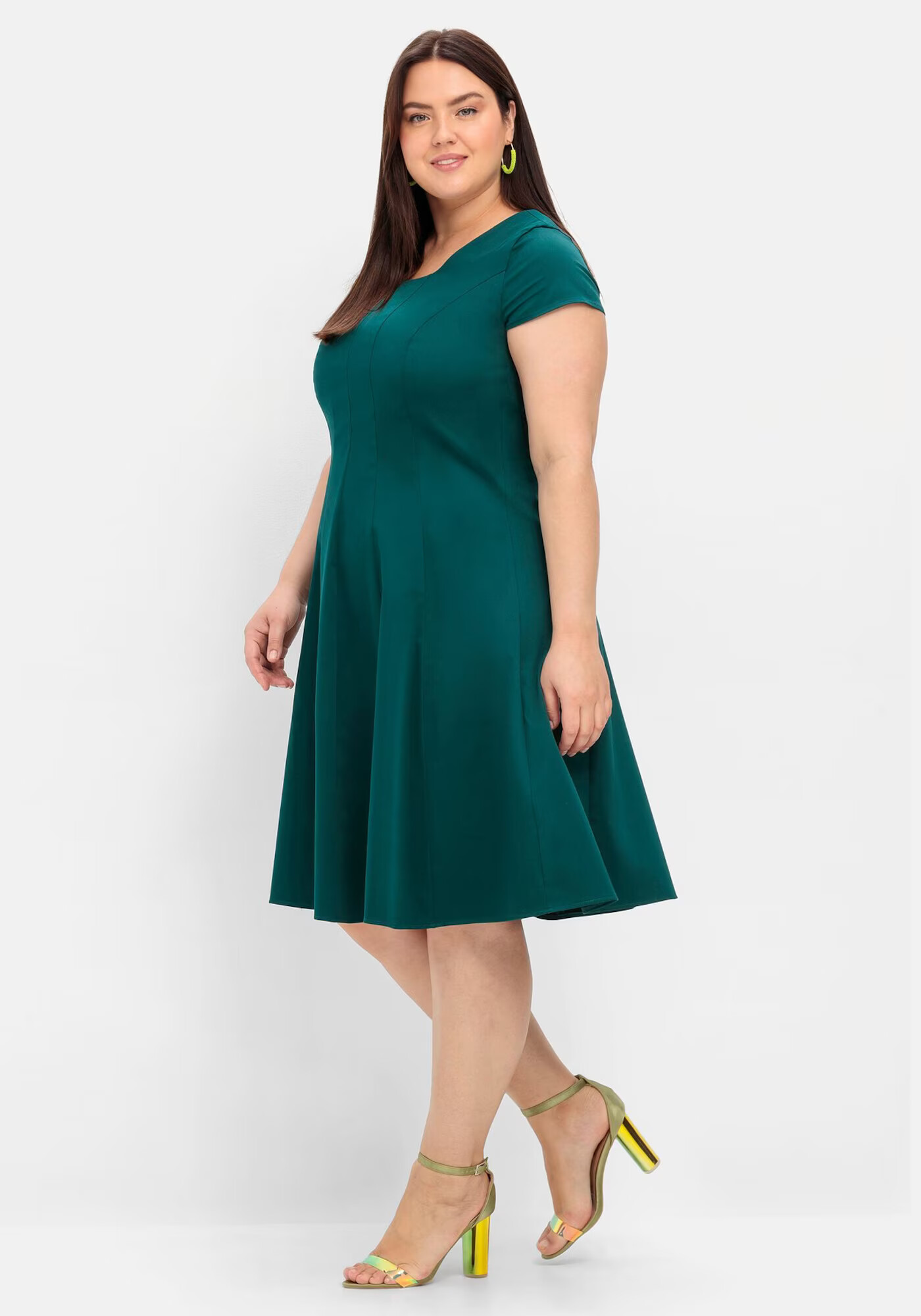 SHEEGO Rochie de cocktail verde închis - Pled.ro