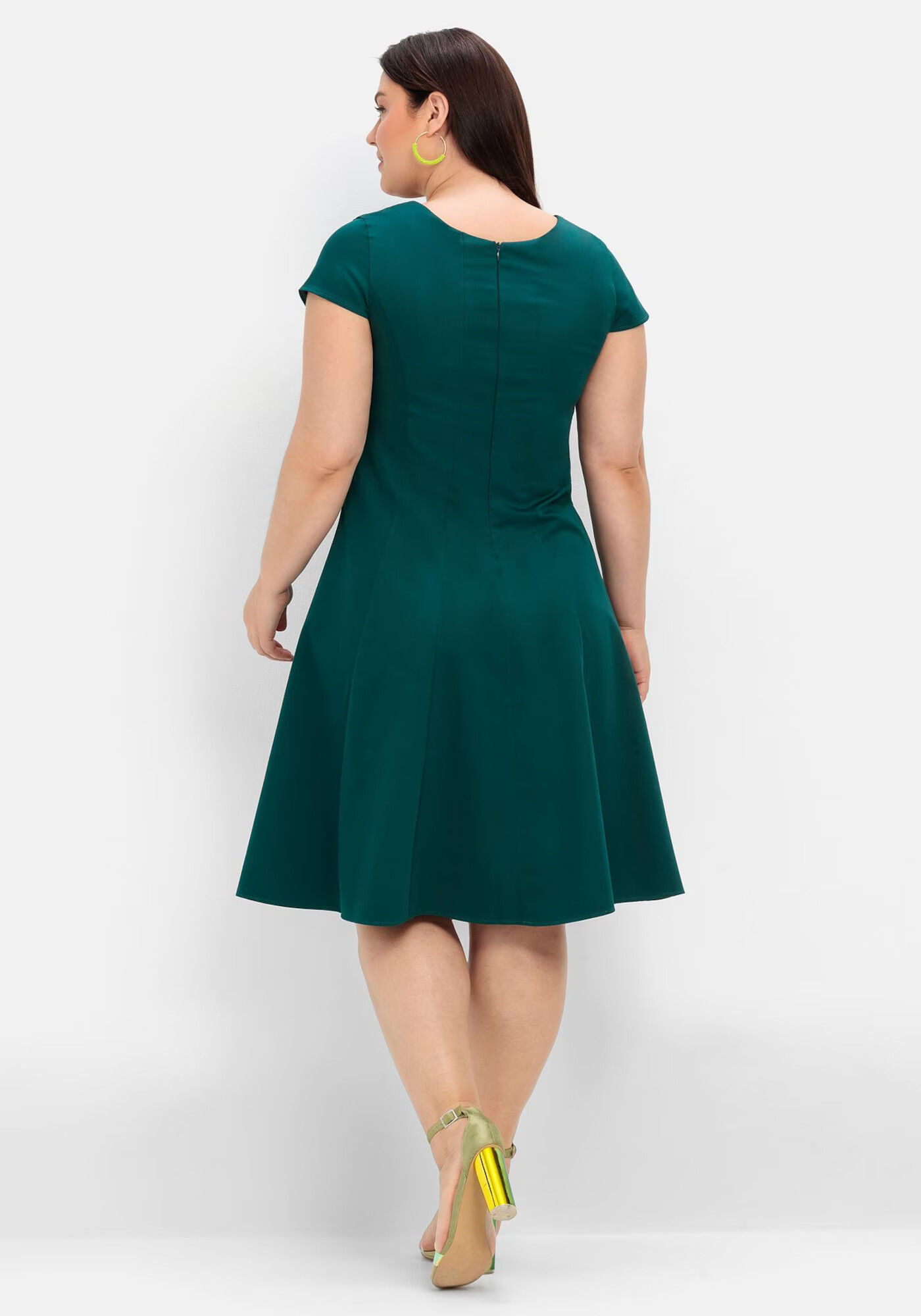 SHEEGO Rochie de cocktail verde închis - Pled.ro