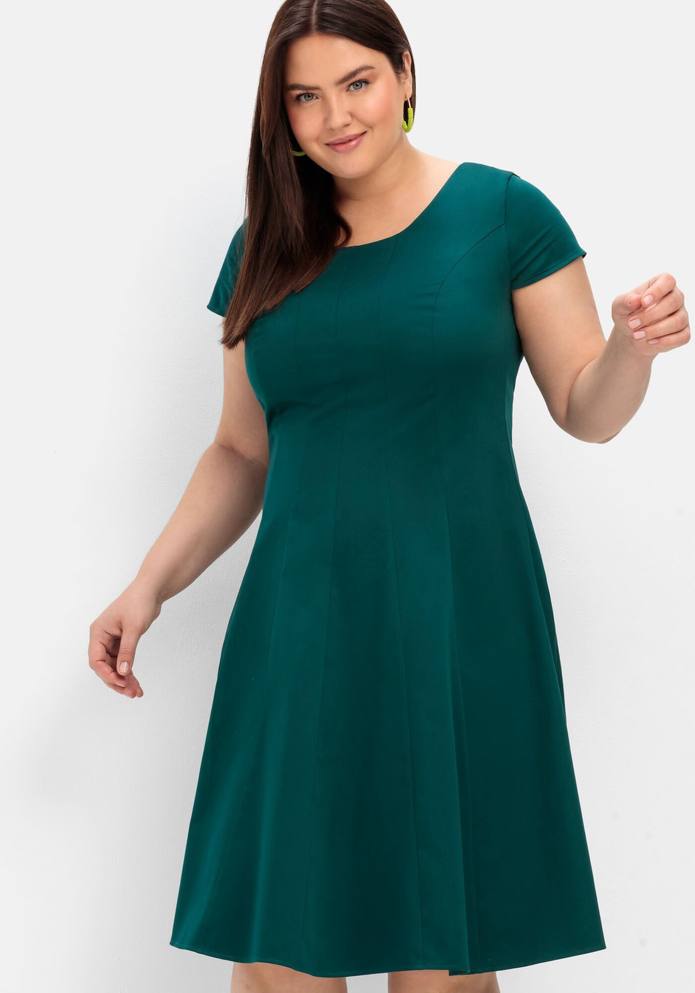 SHEEGO Rochie de cocktail verde închis - Pled.ro