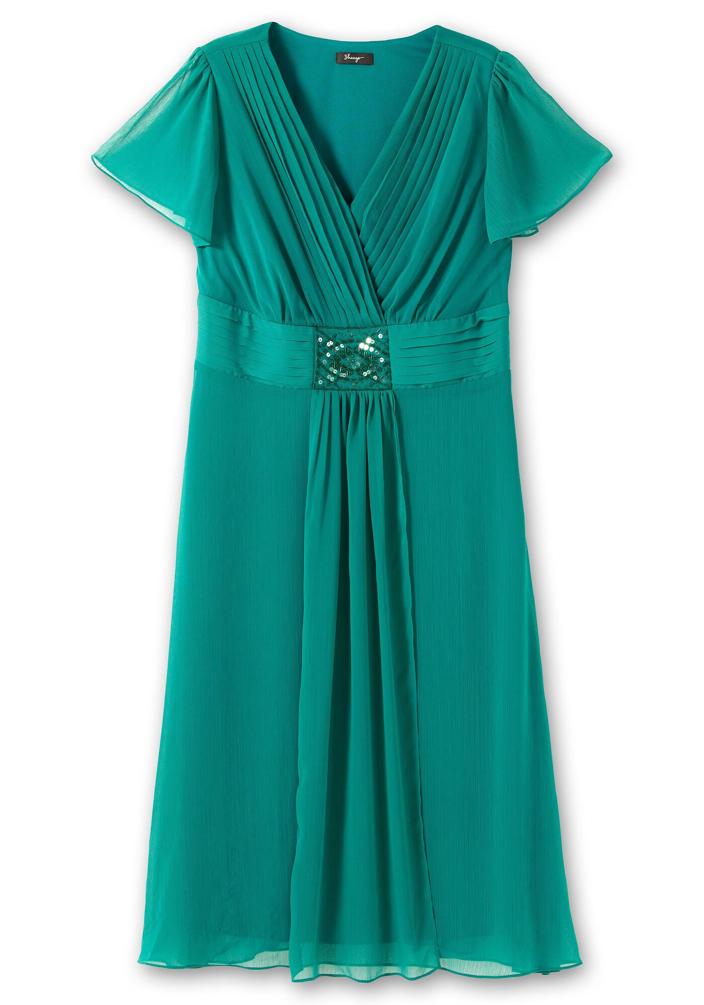 SHEEGO Rochie de cocktail verde jad - Pled.ro