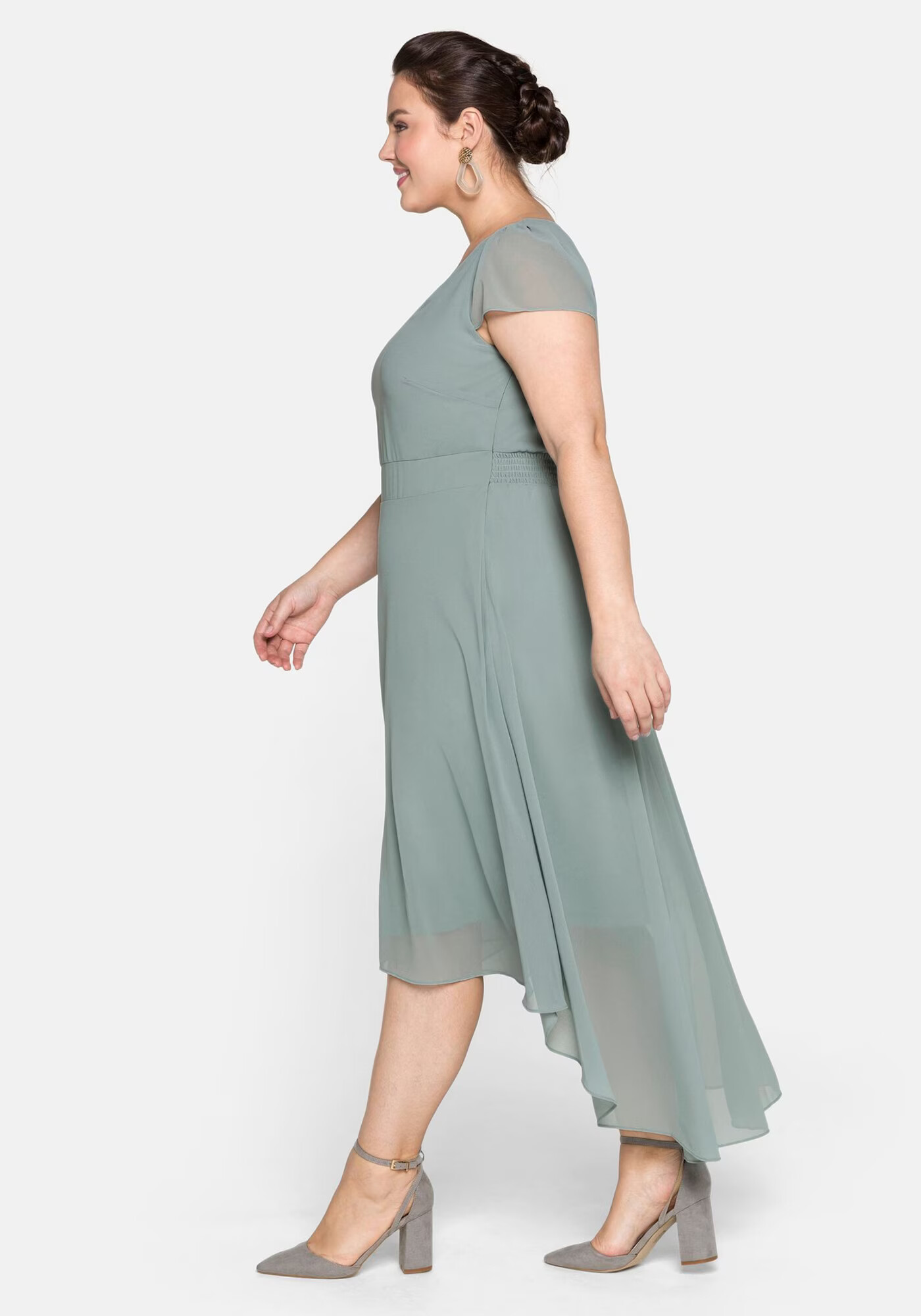 SHEEGO Rochie de cocktail verde pastel - Pled.ro