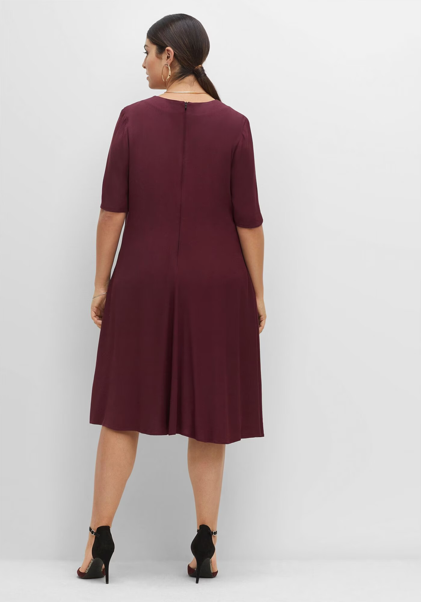 SHEEGO Rochie de cocktail roșu bordeaux - Pled.ro