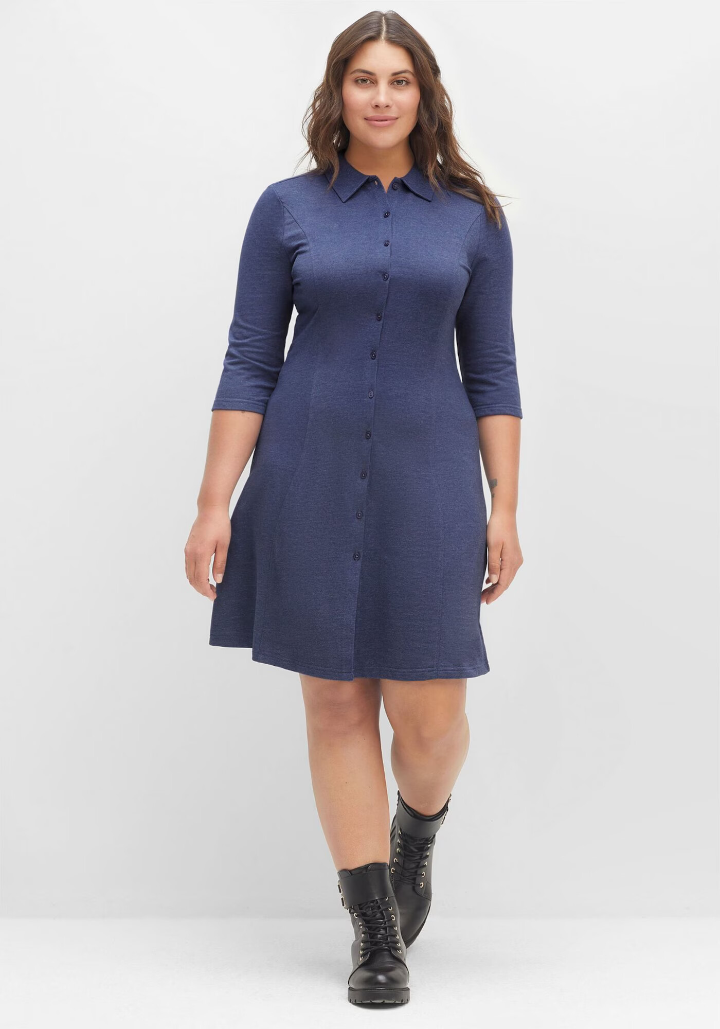 SHEEGO Rochie tip bluză indigo - Pled.ro