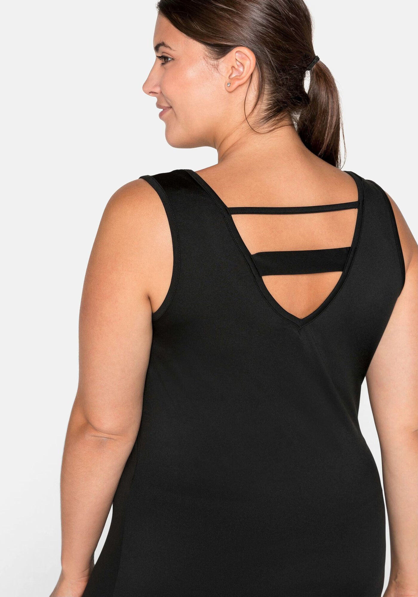 SHEEGO Sport top negru - Pled.ro