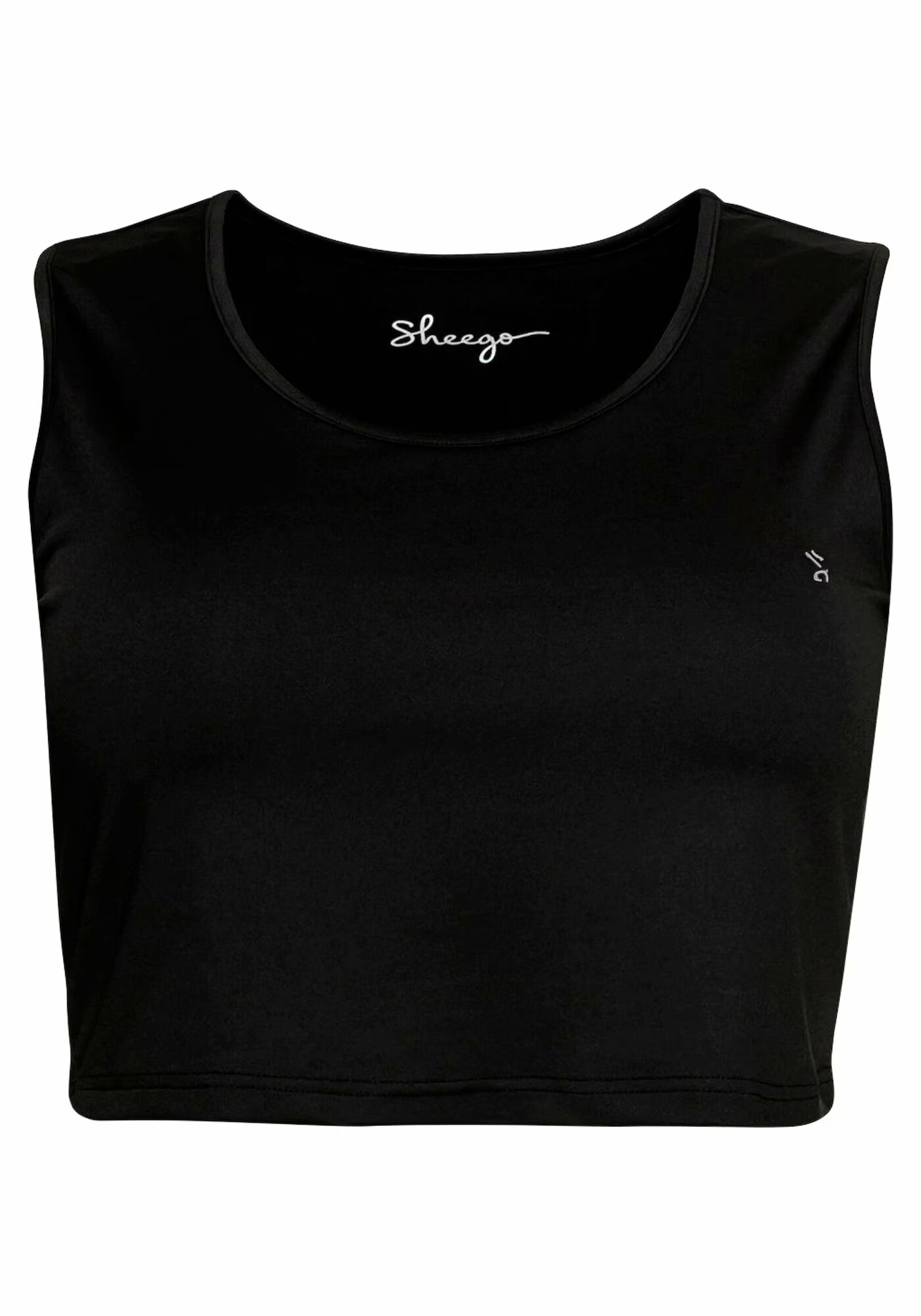 SHEEGO Sport top negru / alb - Pled.ro