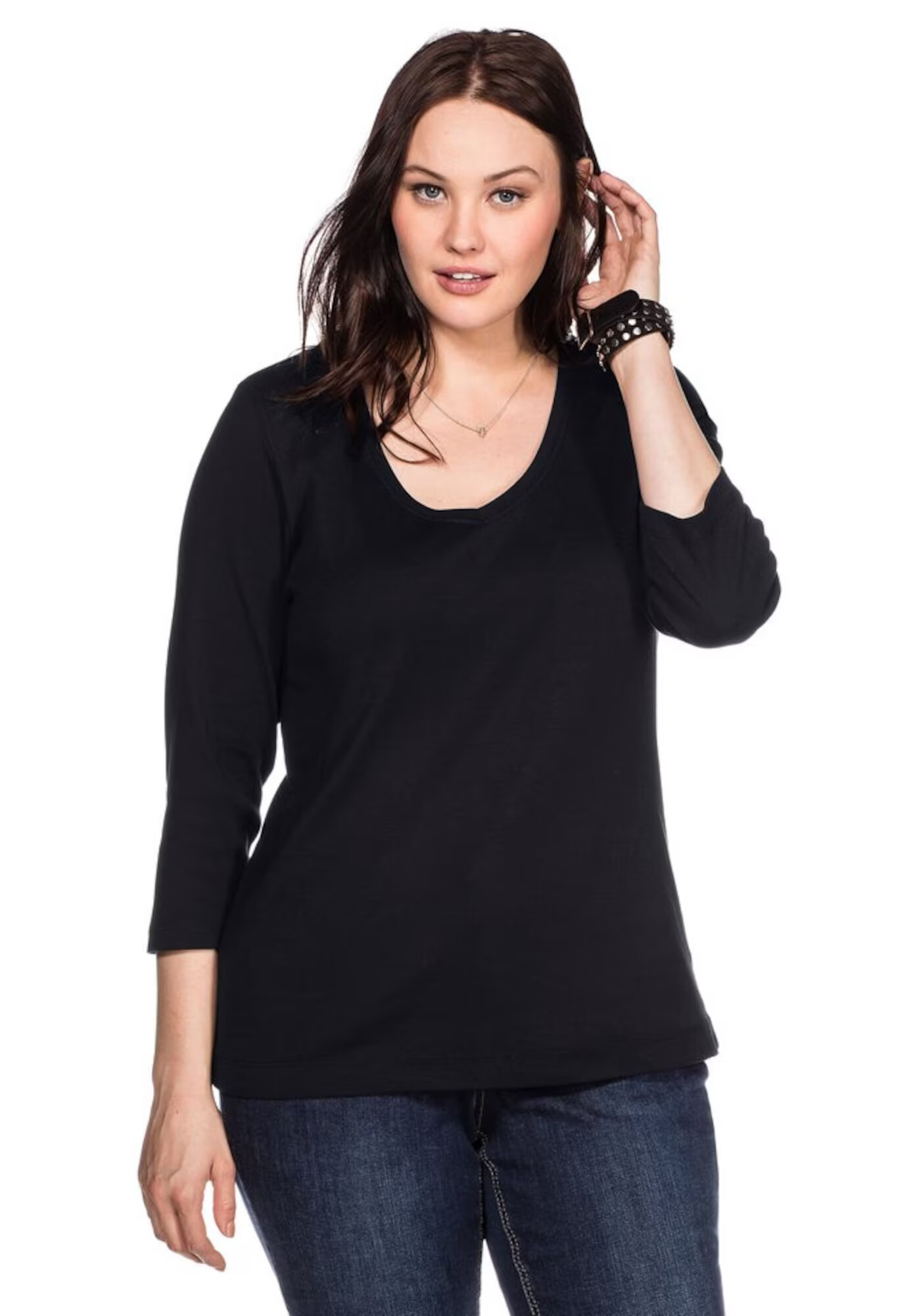 SHEEGO Tricou negru - Pled.ro