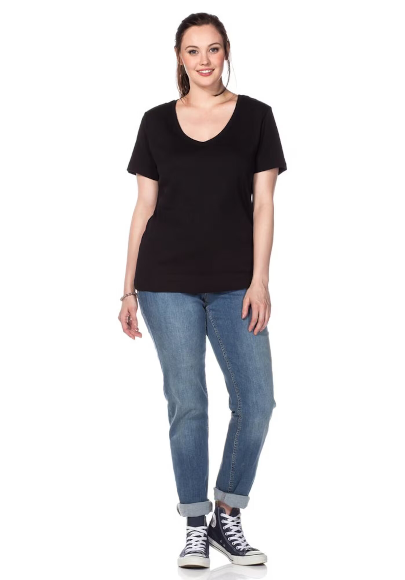 SHEEGO Tricou negru - Pled.ro