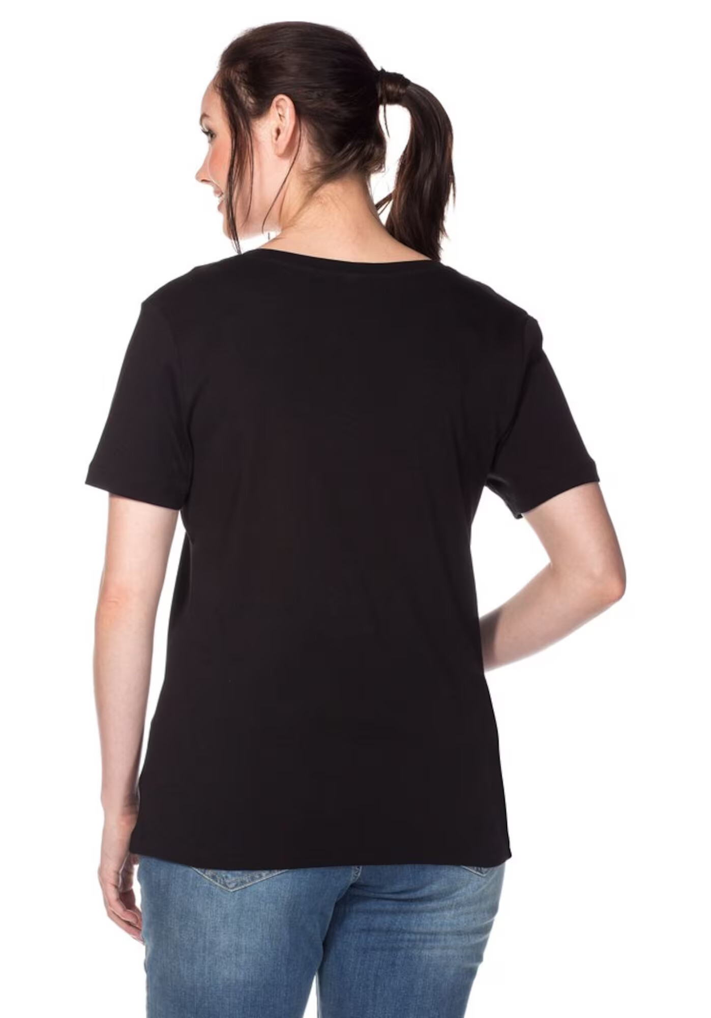 SHEEGO Tricou negru - Pled.ro