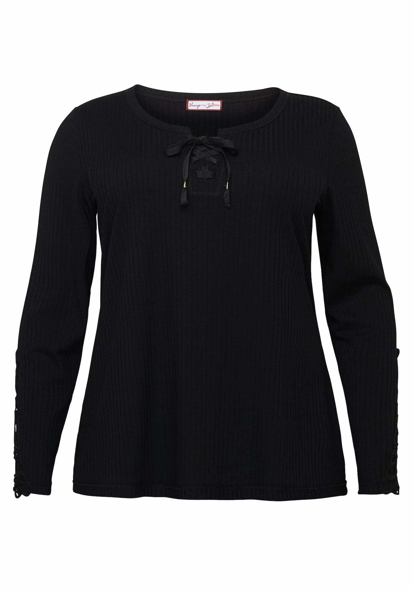 SHEEGO Tricou negru - Pled.ro