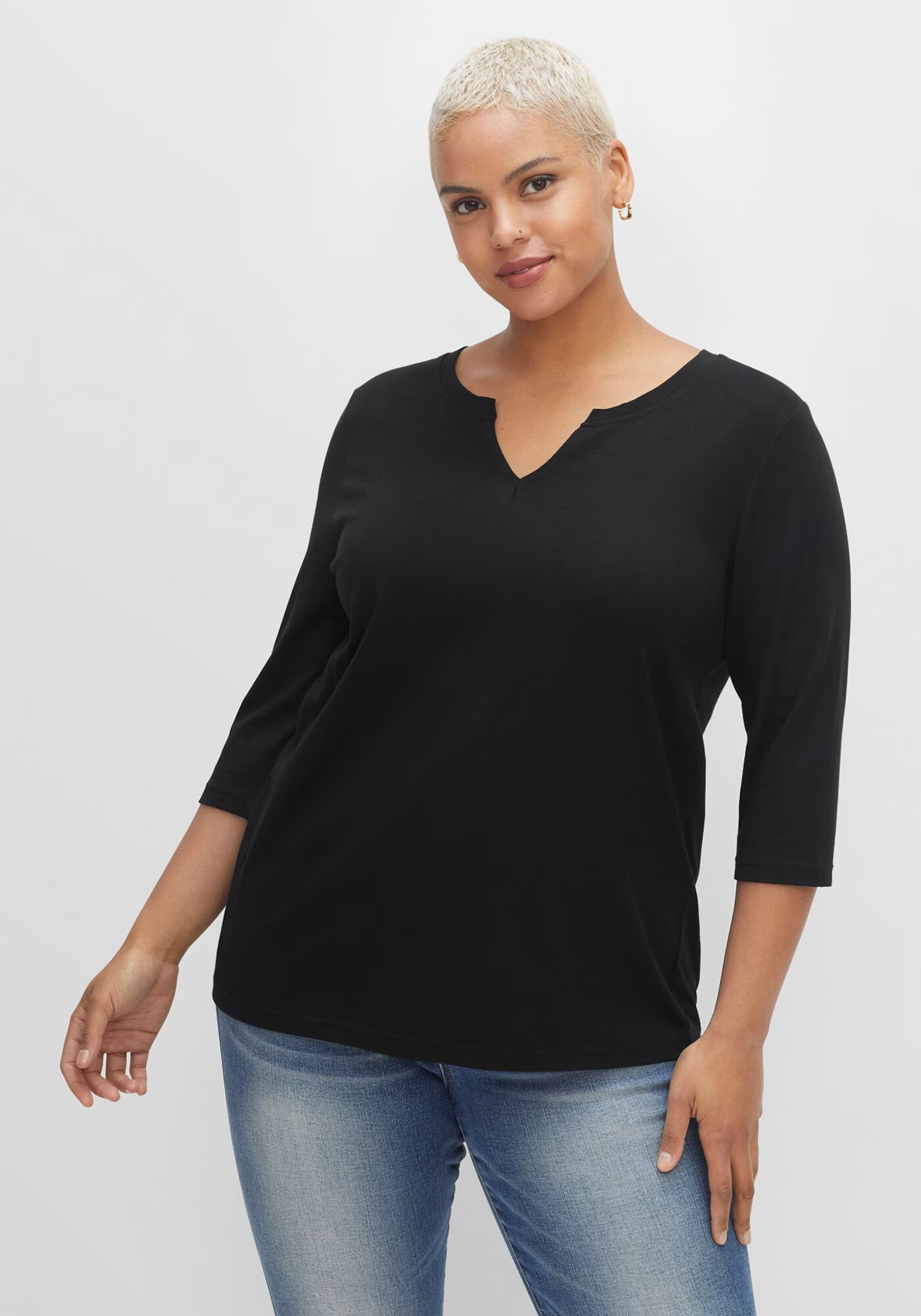 SHEEGO Tricou negru - Pled.ro