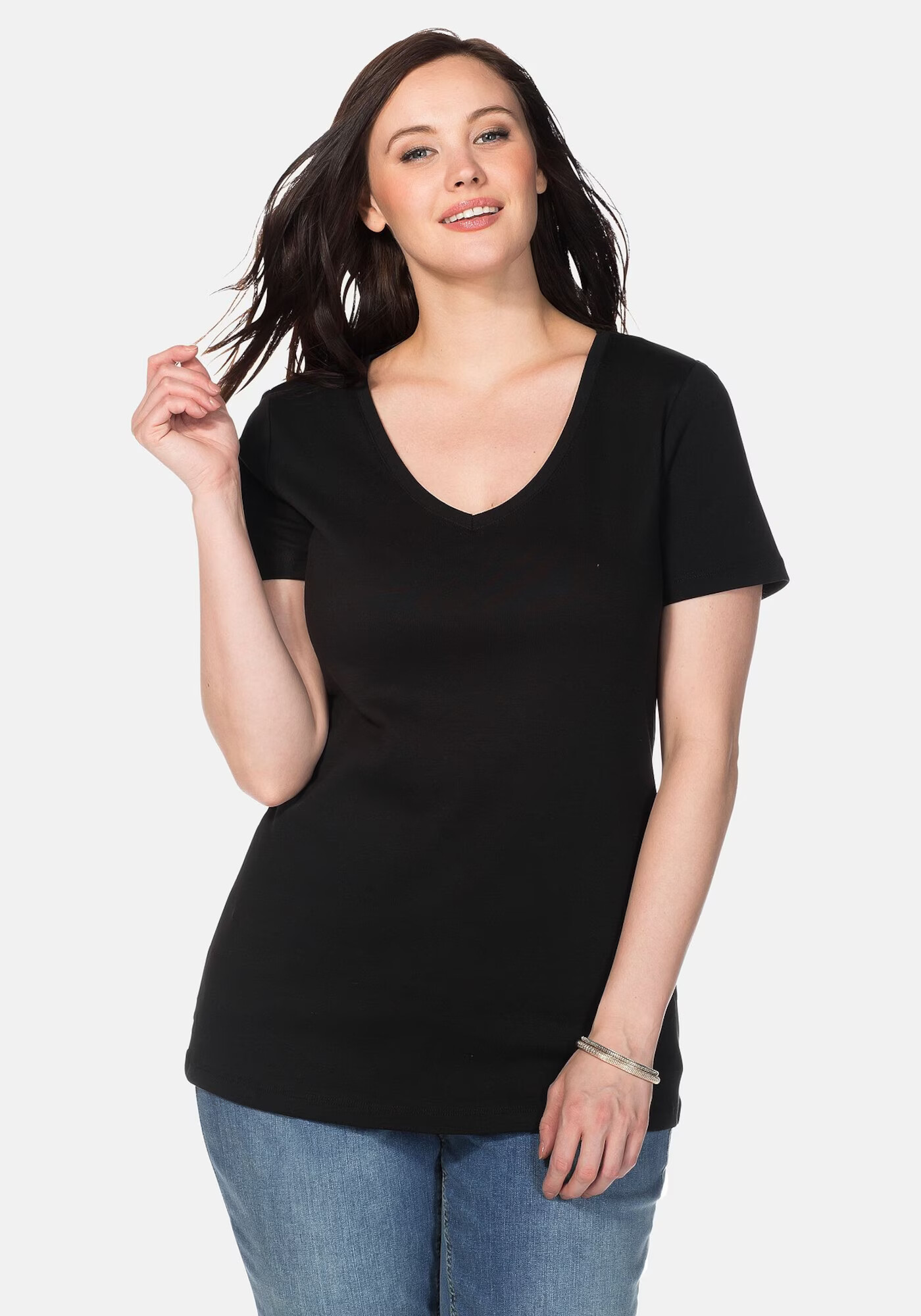 SHEEGO Tricou negru - Pled.ro