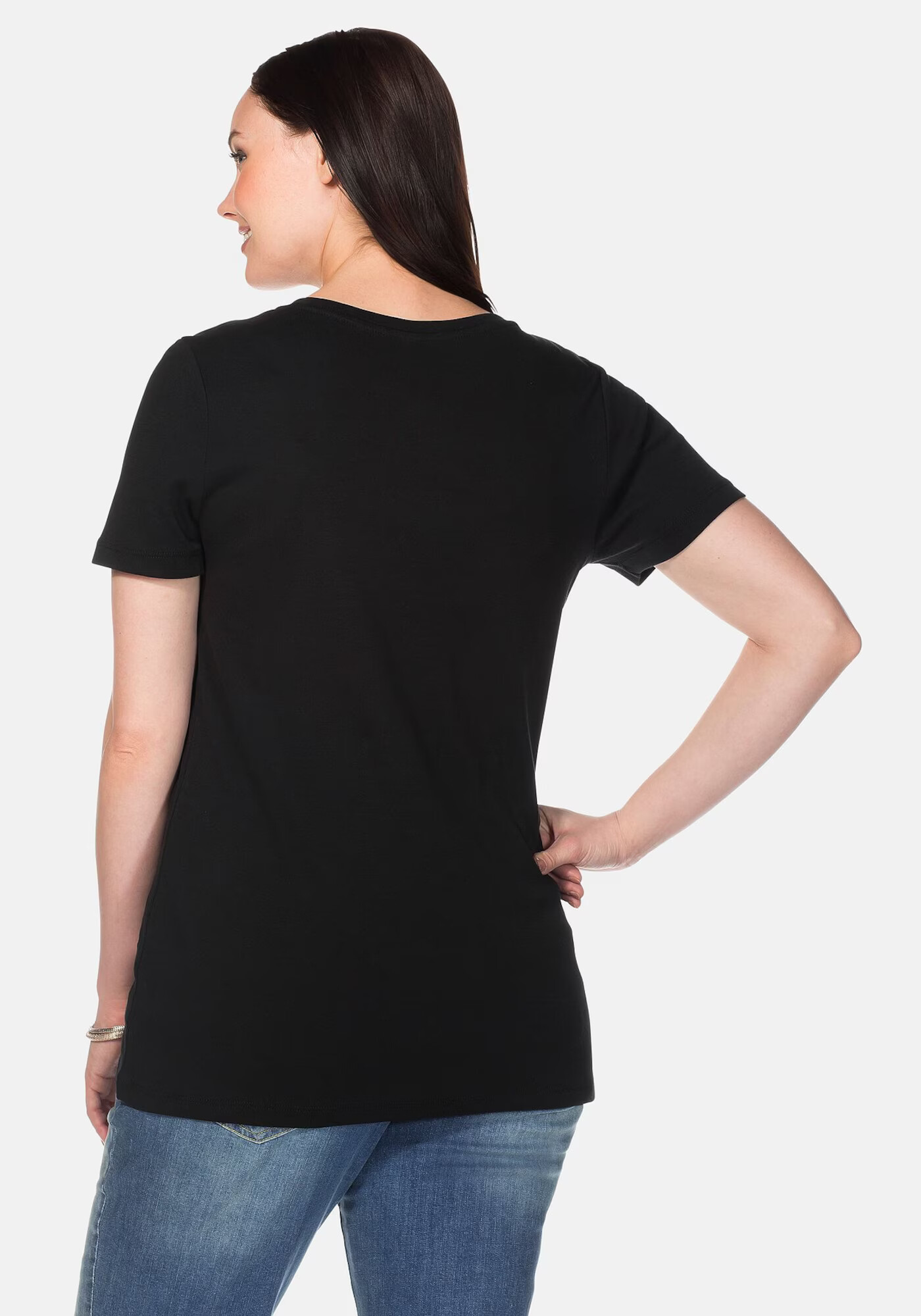 SHEEGO Tricou negru - Pled.ro