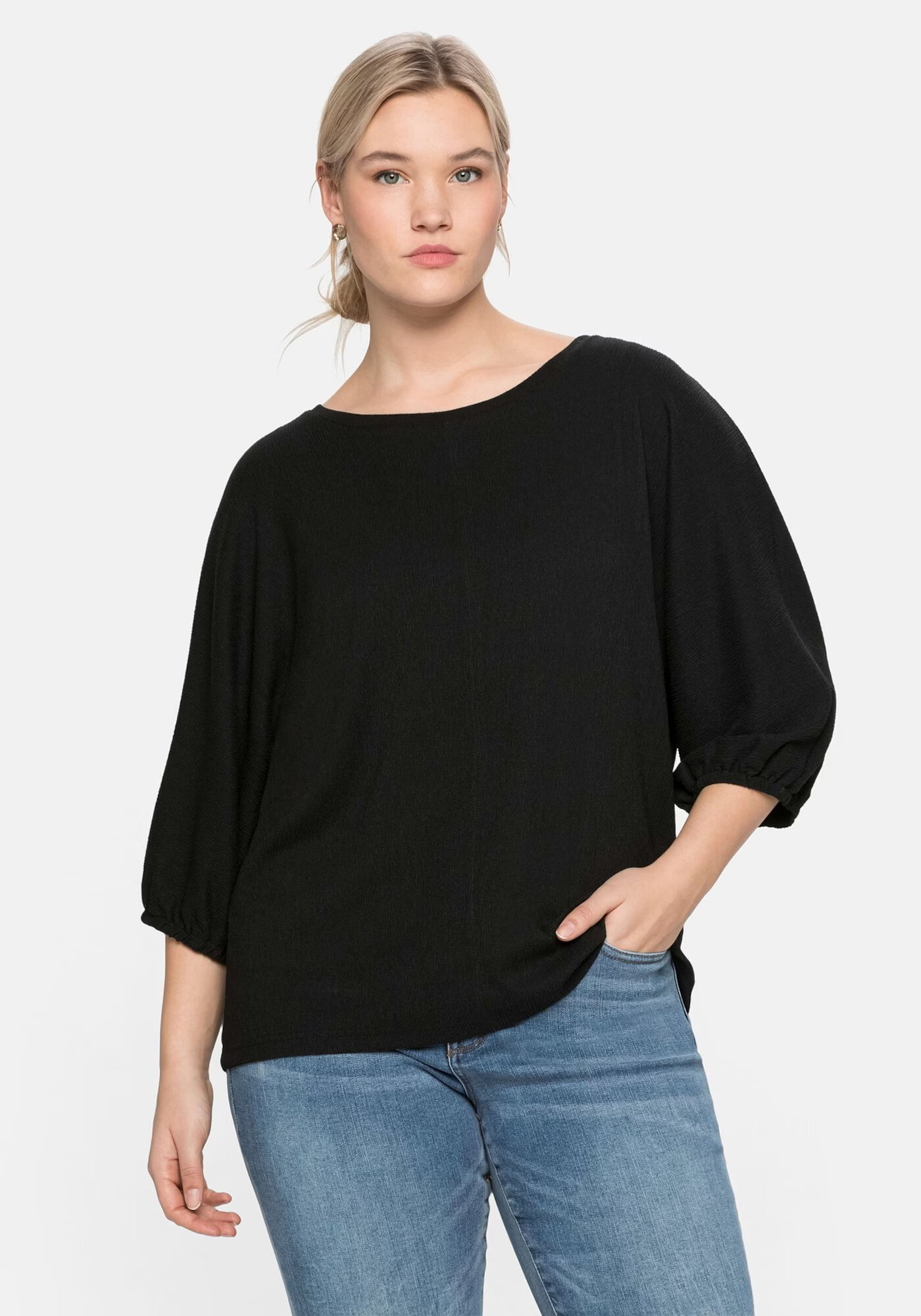 SHEEGO Tricou negru - Pled.ro