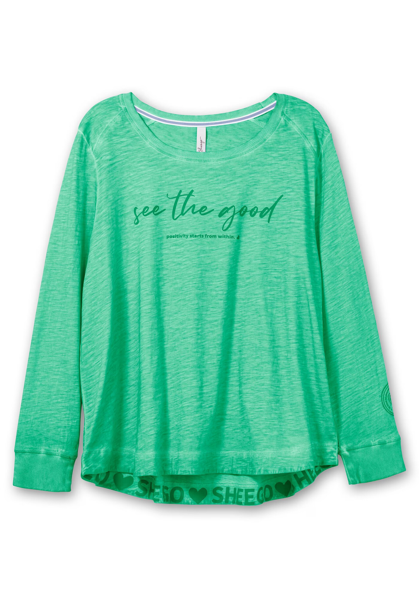 SHEEGO Tricou verde jad - Pled.ro