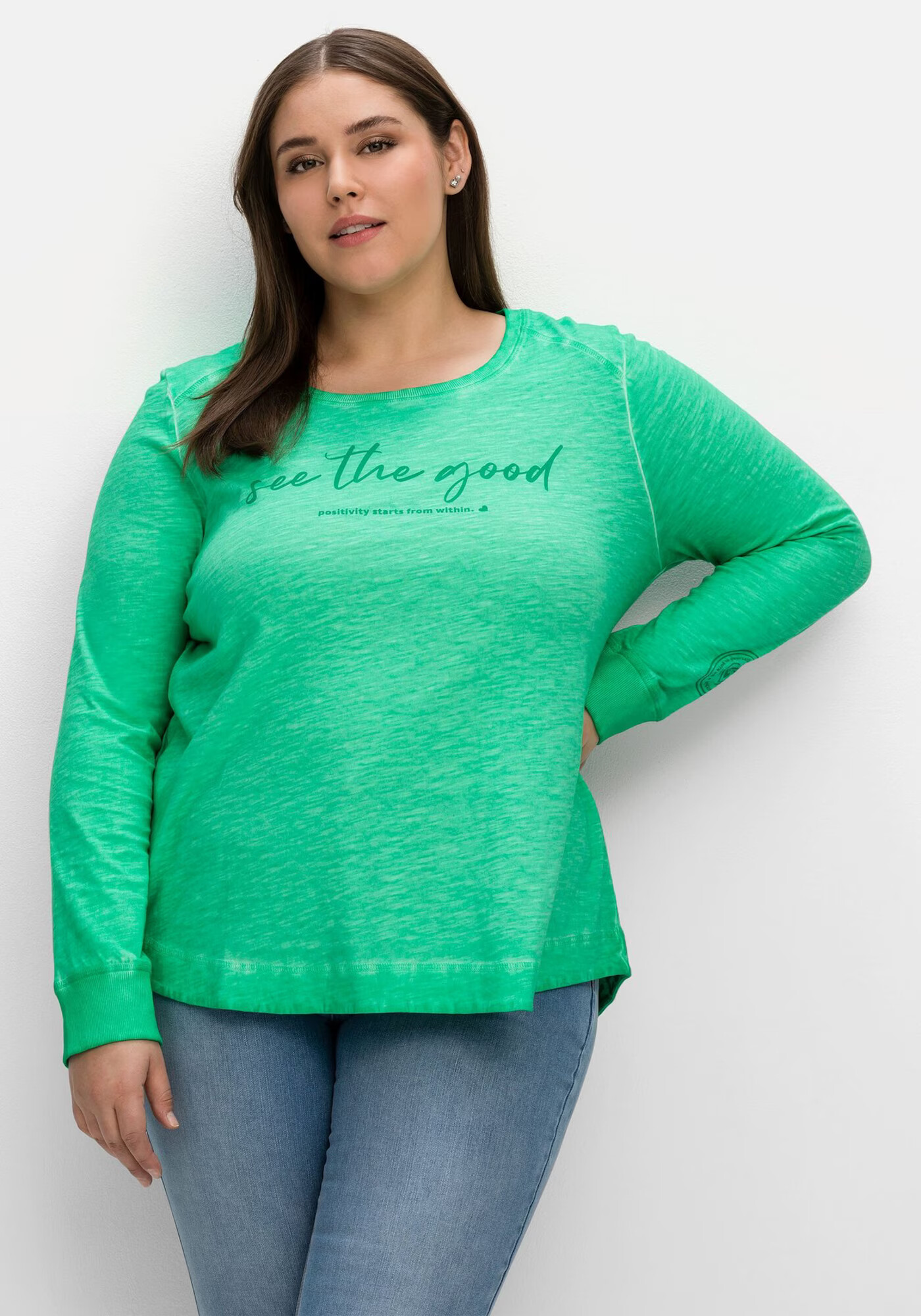 SHEEGO Tricou verde jad - Pled.ro