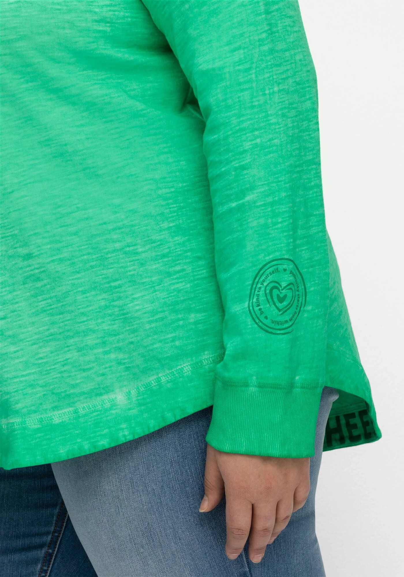 SHEEGO Tricou verde jad - Pled.ro