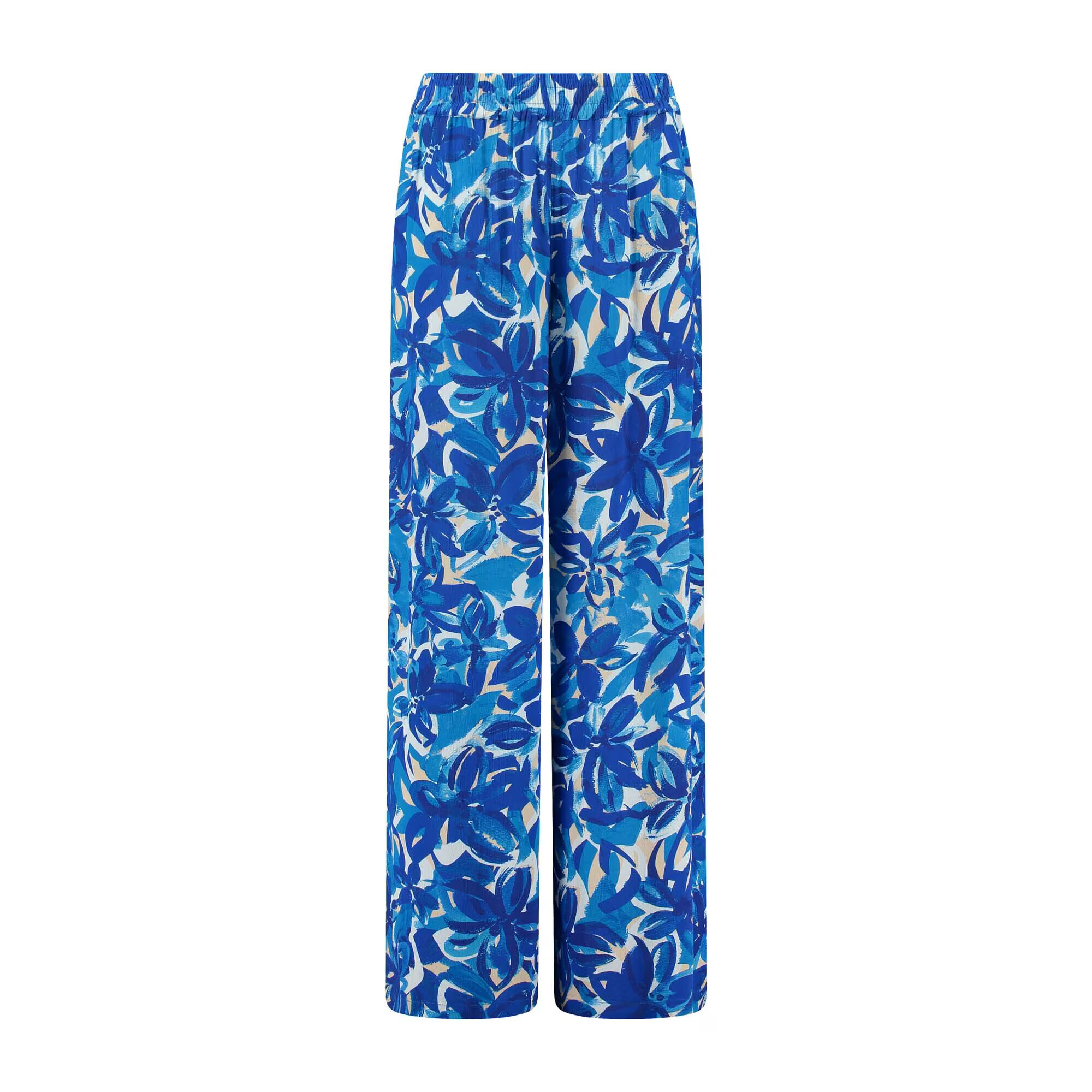 Shiwi Pantaloni 'Tobago' bej / albastru / bleumarin / alb - Pled.ro