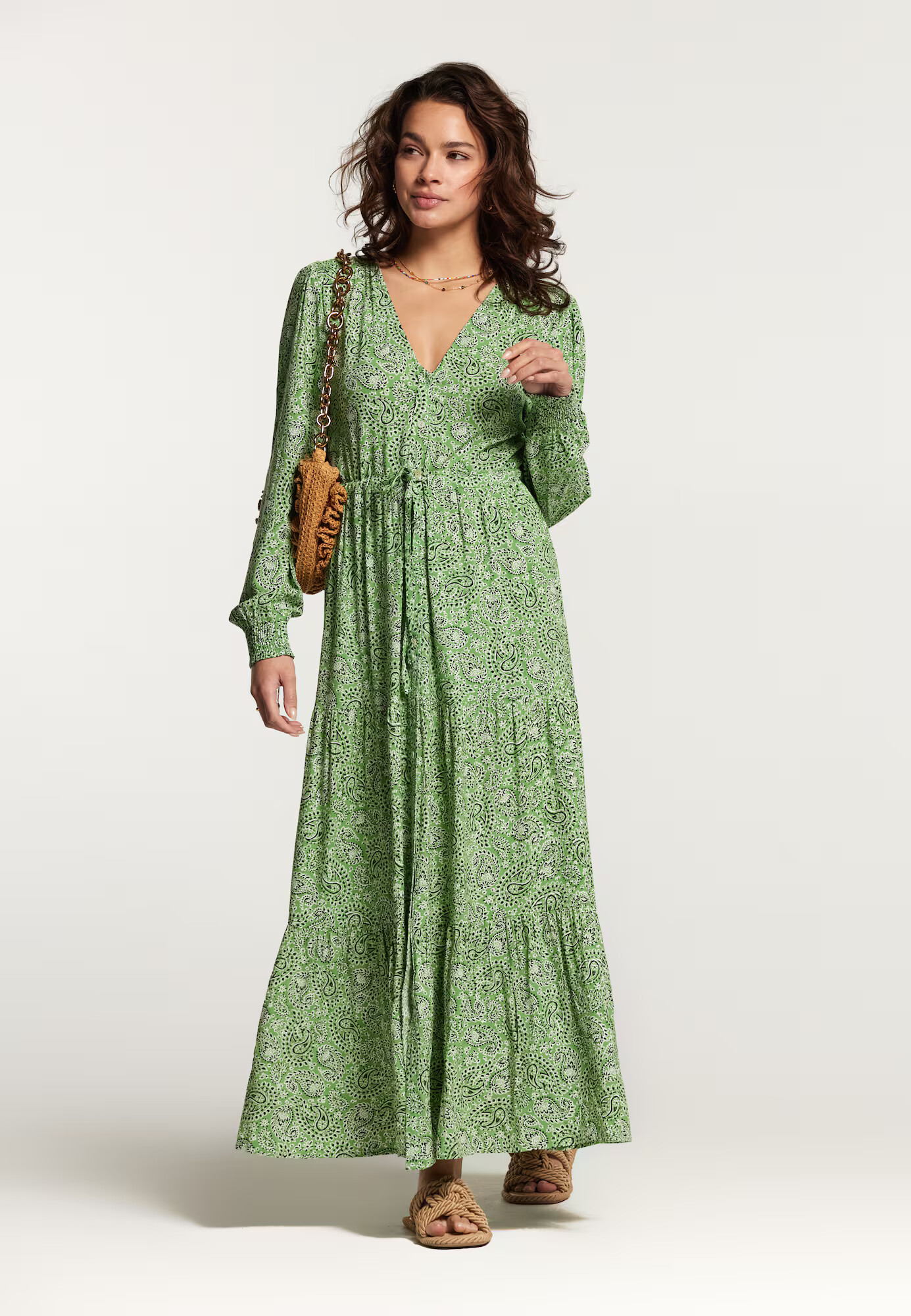 Shiwi Rochie 'Azores' verde / negru / alb - Pled.ro